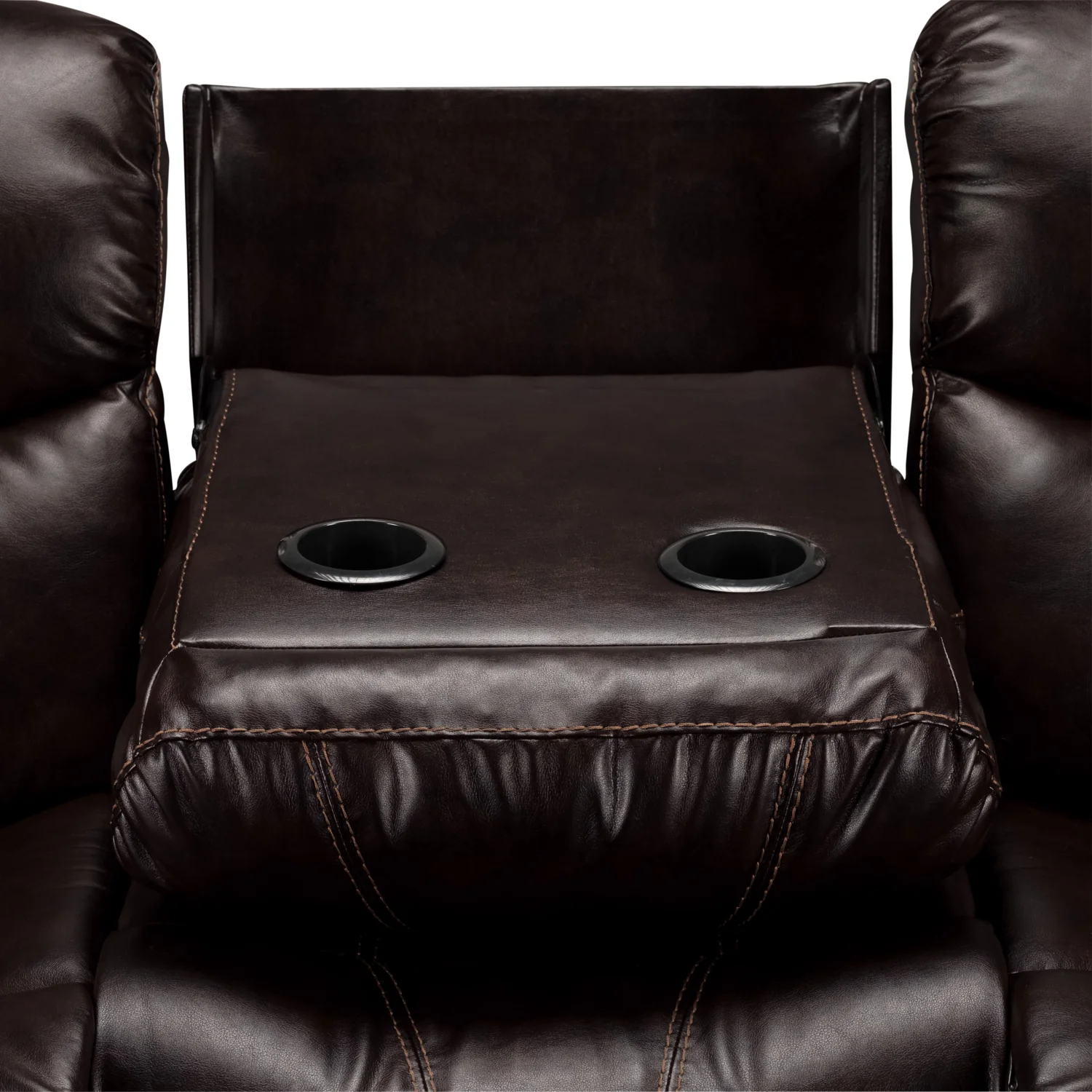 Barcelona Reclining Sofa - Brown - Image 9