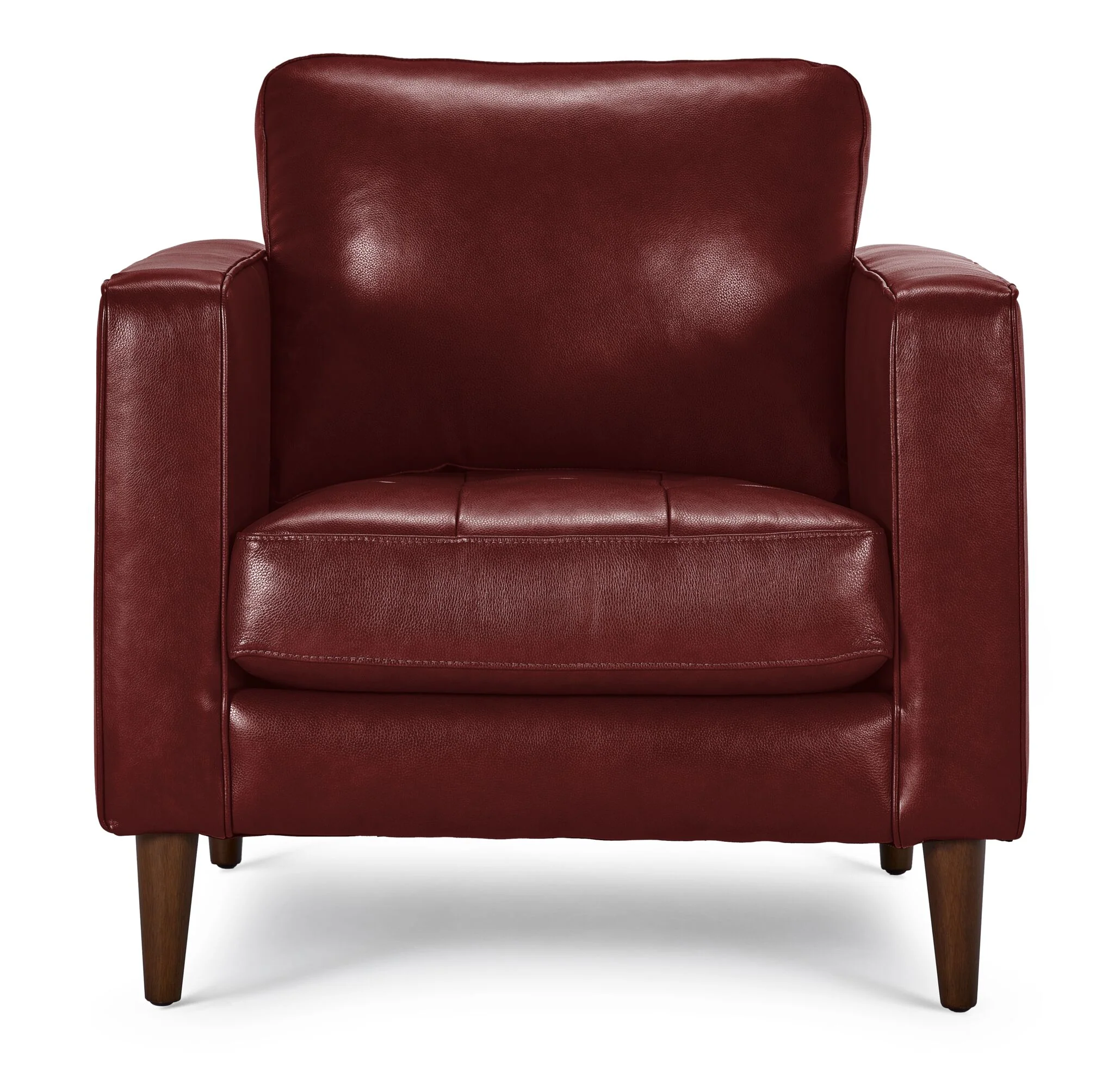 Bari Leather Chair - Fire - Image 2