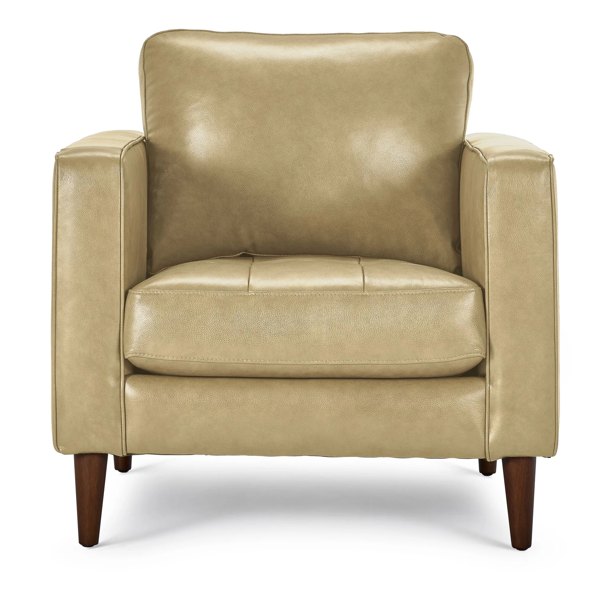 Bari Leather Chair - Stone - Image 2