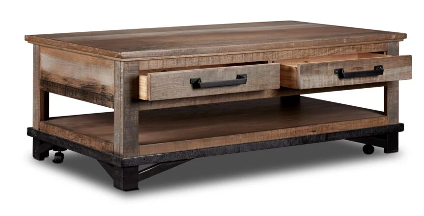 Baron Coffee Table - Barnwood - Image 2