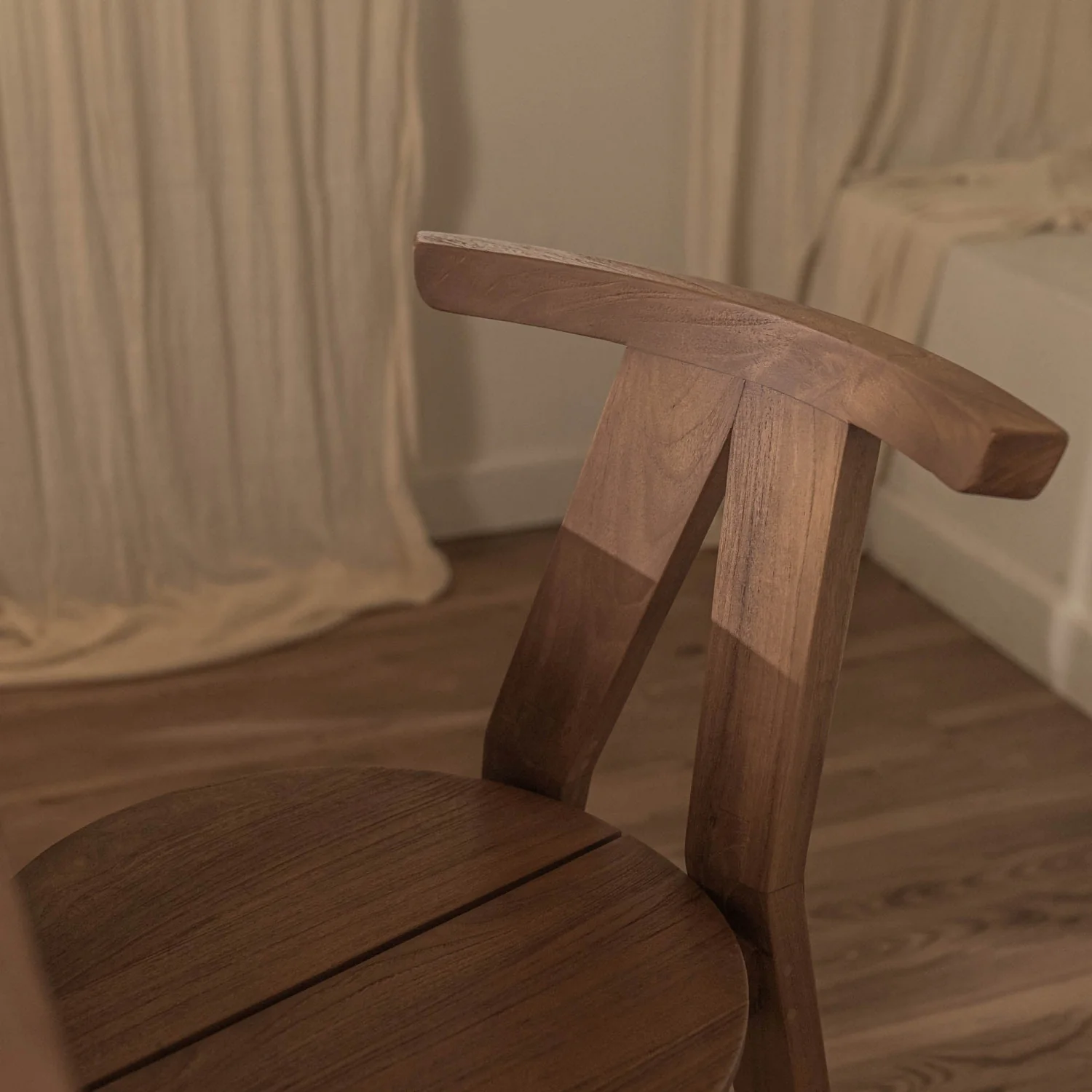 Bayan Artisan Buffalo Dining Chair - Brown - Image 5