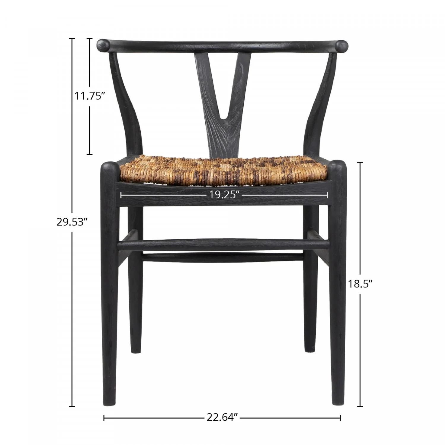 Bayan Caterpillar Twin Chair - Charcoal - Image 3