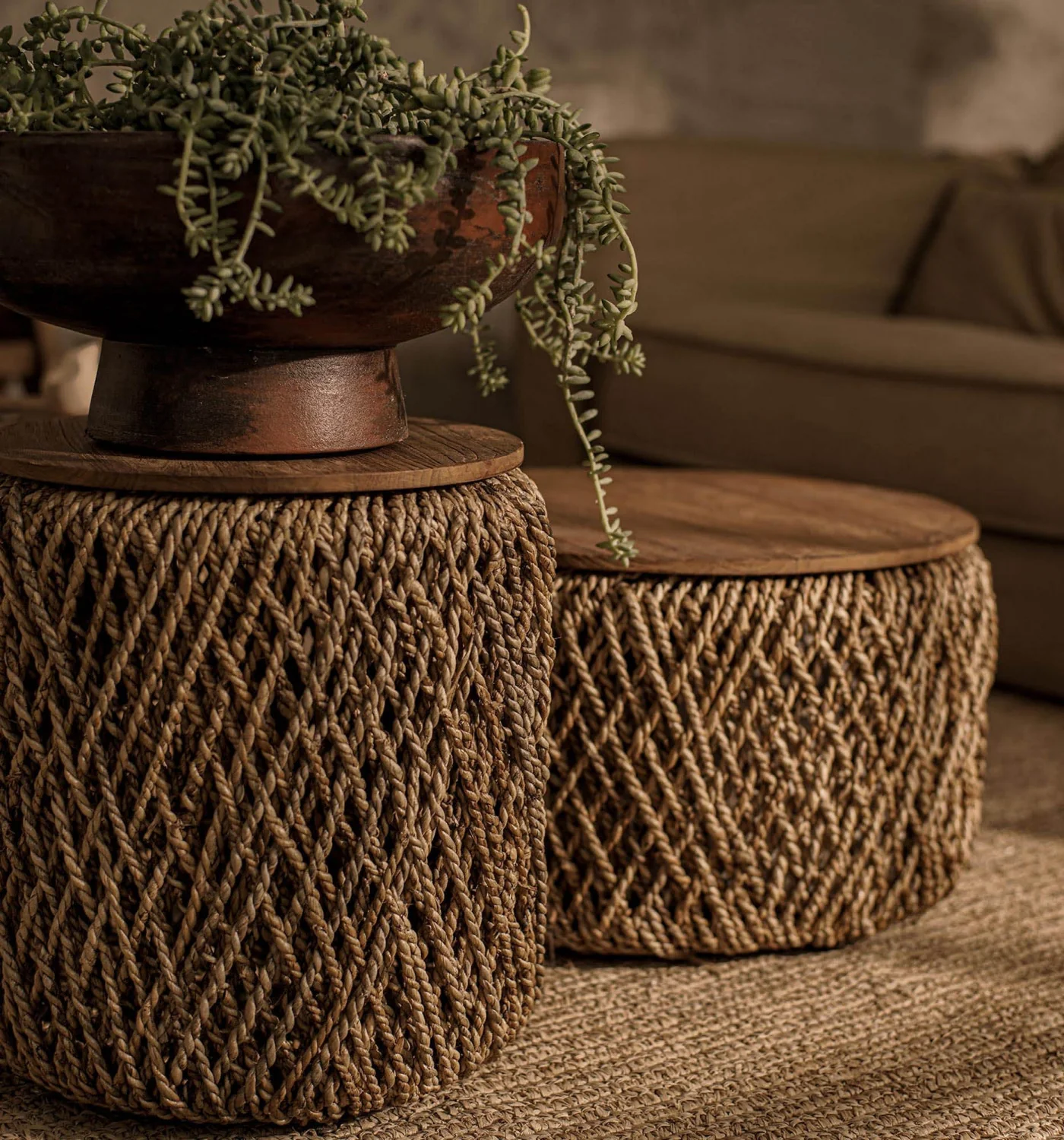 Bayan Knut Large Side Table - Brown - Image 4