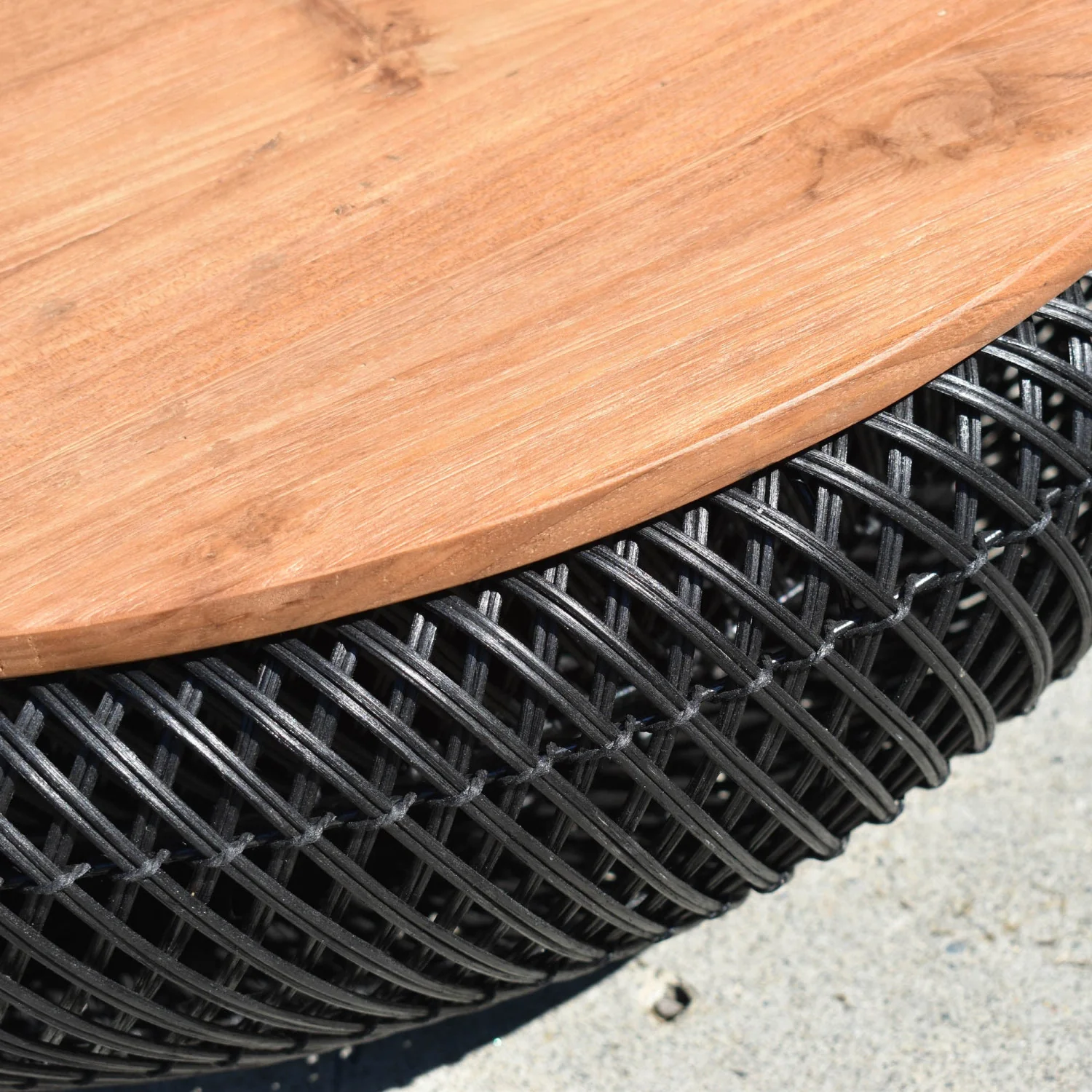 Bayan Wave Coffee Table - Black - Image 8