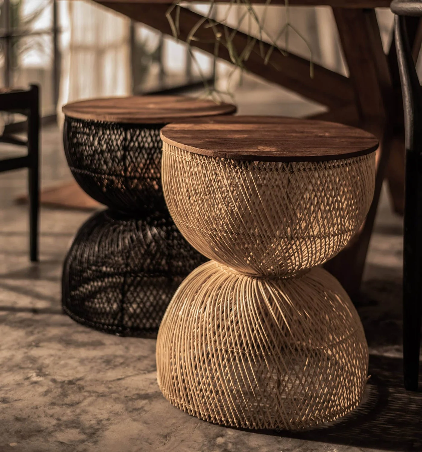 Bayan Wave Side Table - Natural - Image 3