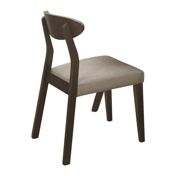 Beane Dining Chair - Walnut, Beige-Grey - Image 4