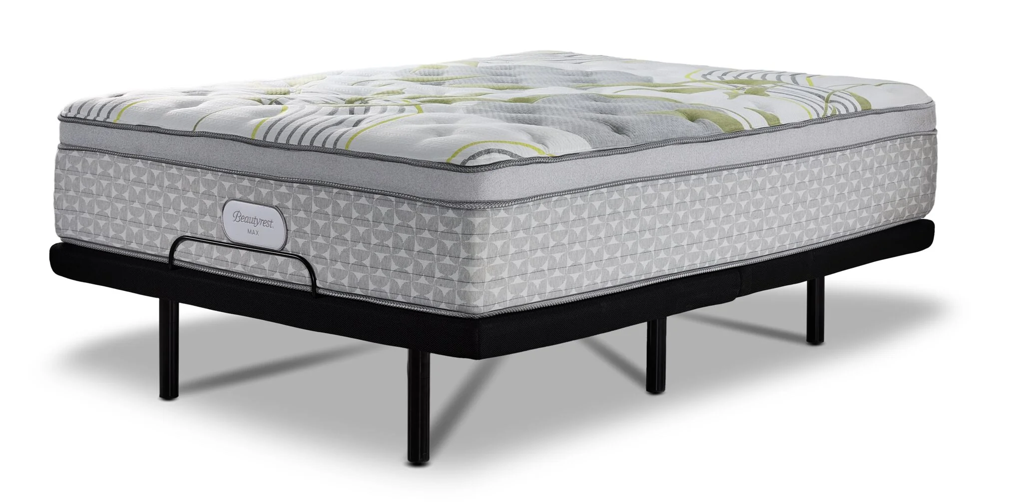 Beautyrest Max Mellow Euro Top Firm Twin XL Mattress and L2 Motion Adjustable Base - Image 2