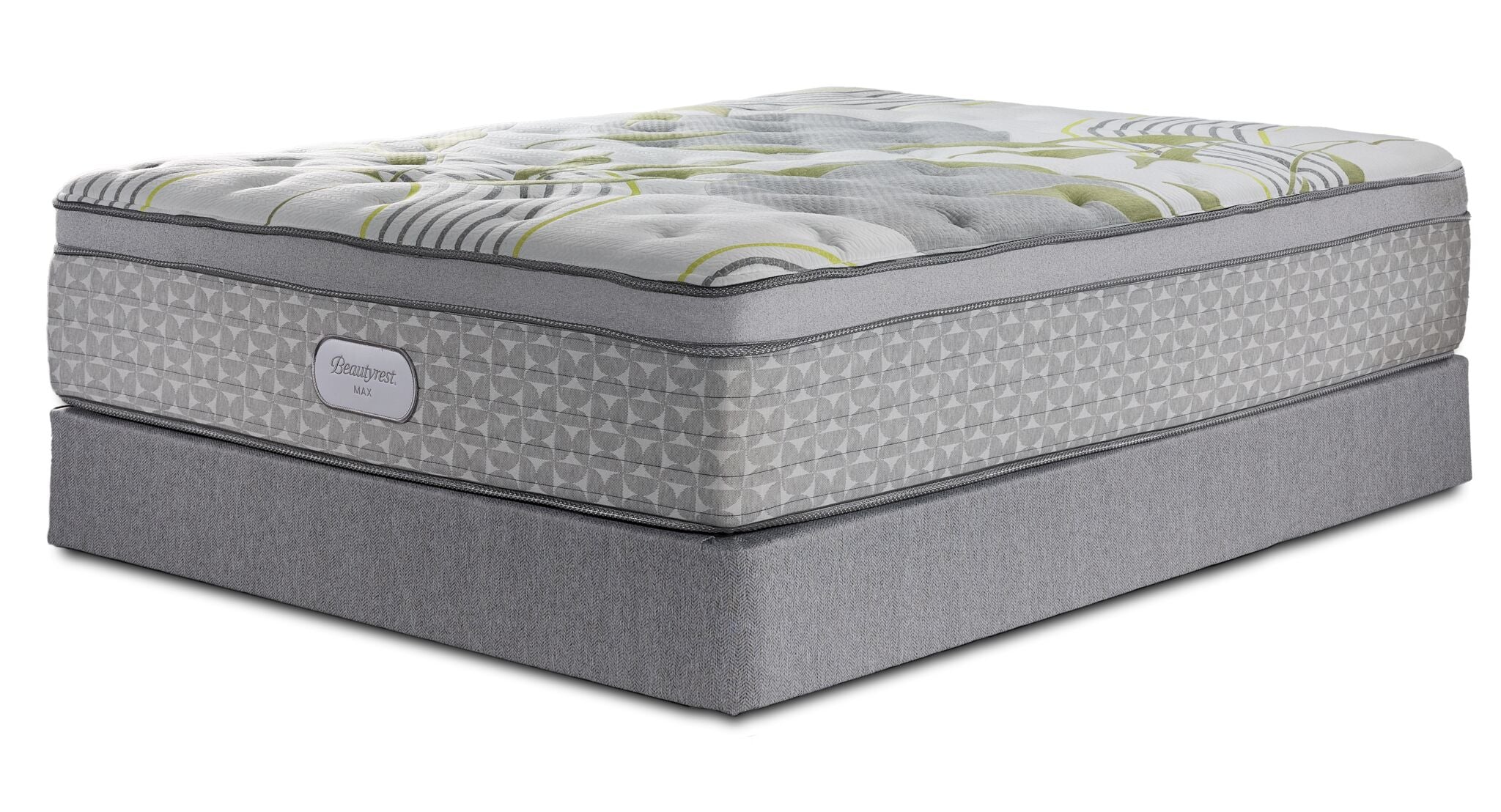 Beautyrest Max Moon Euro Top Plush Full Mattress and Boxspring Set