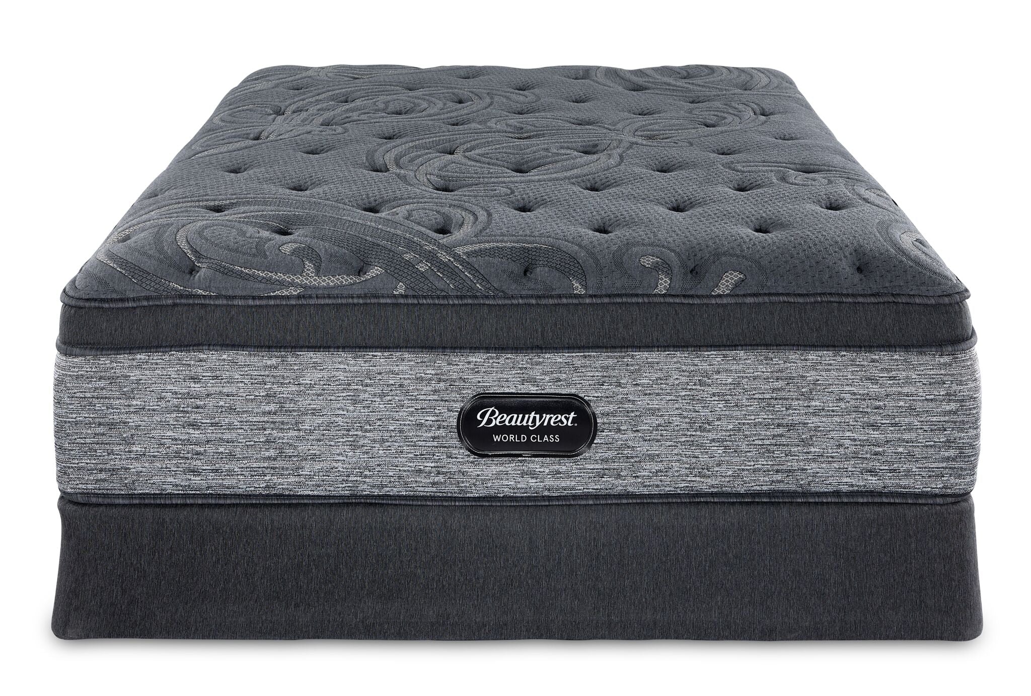 Beautyrest World Class Grandeur 2.0 Plush Queen Mattress and Boxspring Set - Image 2