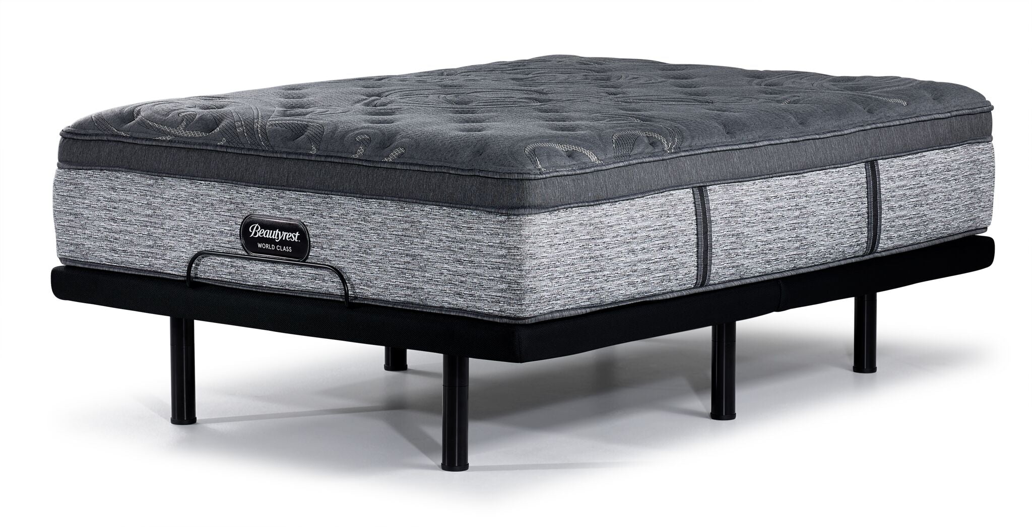 Beautyrest World Class Grandeur Medium Full Mattress and L2 Motion Pro Adjustable Base - Image 2