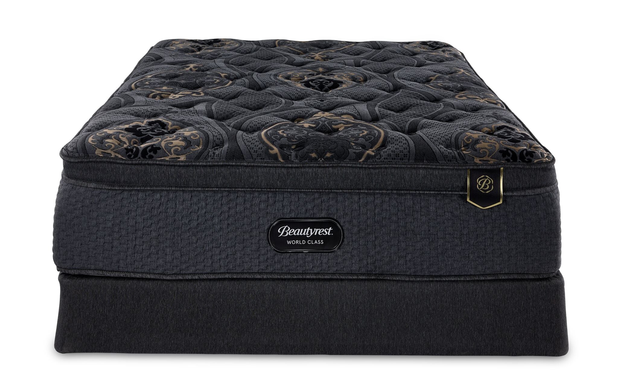 Beautyrest World Class Legacy Medium King Mattress and Split Boxspring Set - Image 2