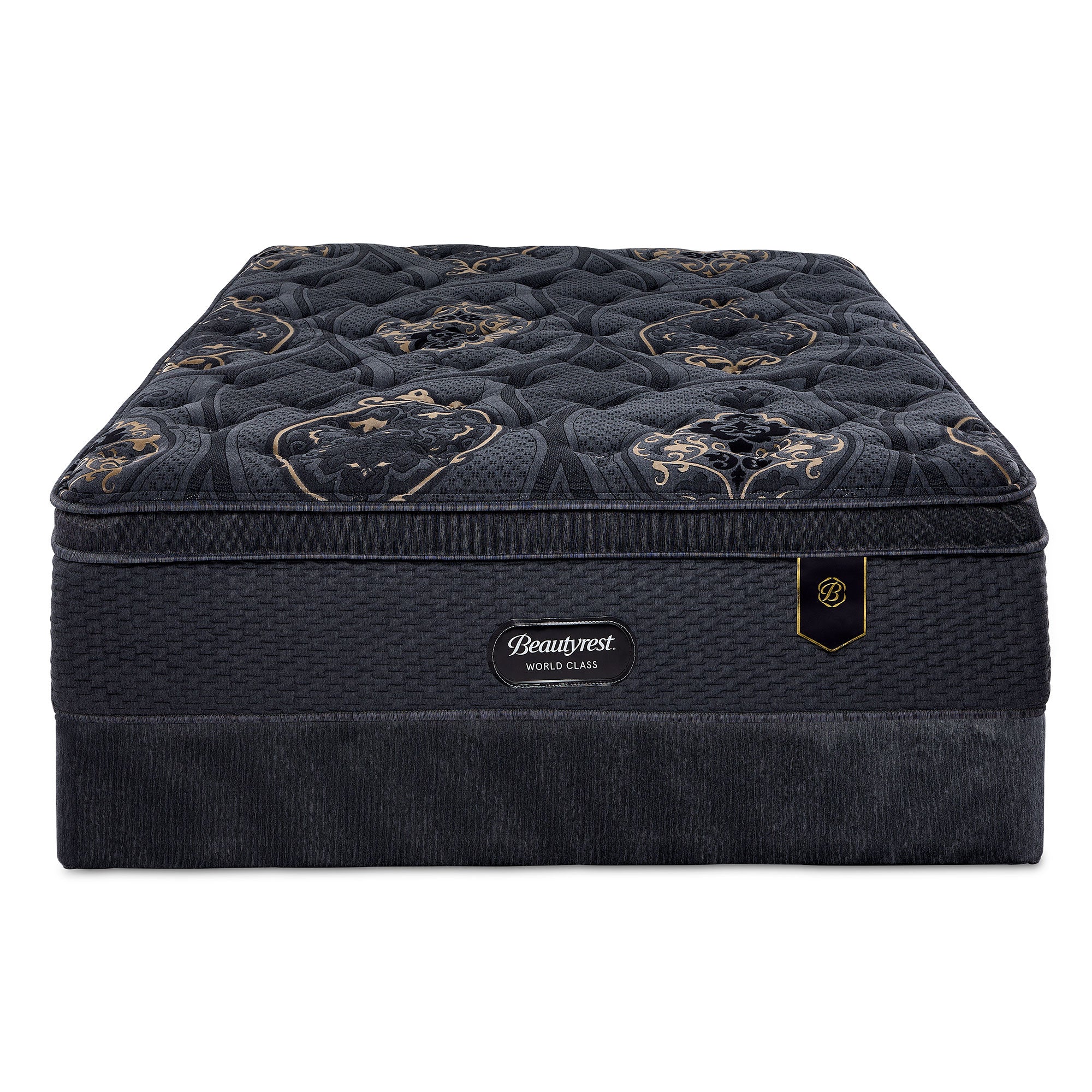 Beautyrest World Class Legacy Medium Twin XL Mattress and Boxspring Set - Image 2