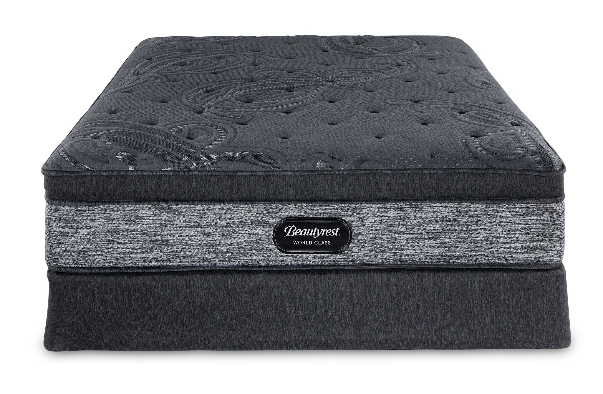 Beautyrest World Class Monarch Firm King Mattress and Split Boxspring Set - Image 2