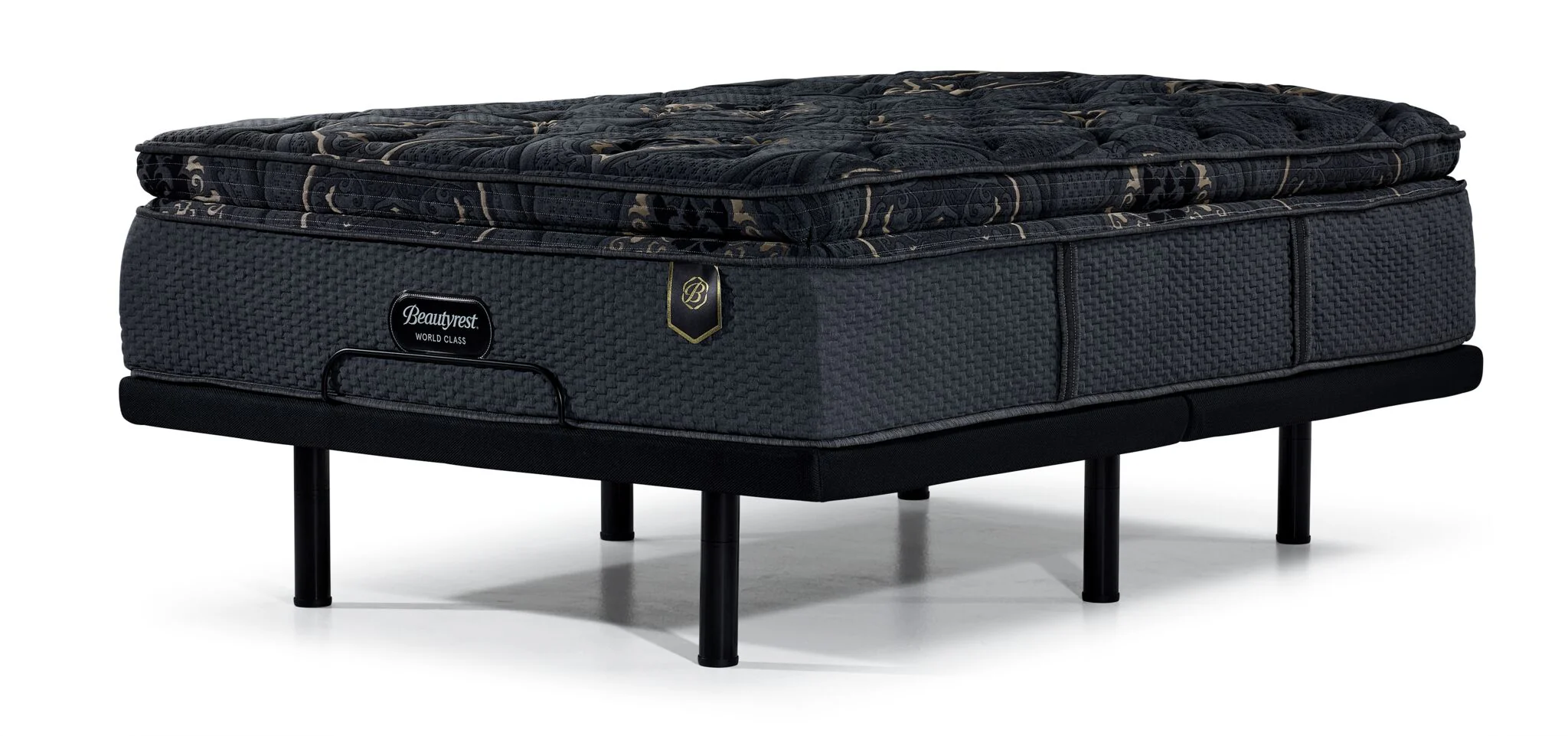 Beautyrest World Class Viscount Plush King Mattress and L2 Motion Pro Adjustable Base - Image 2