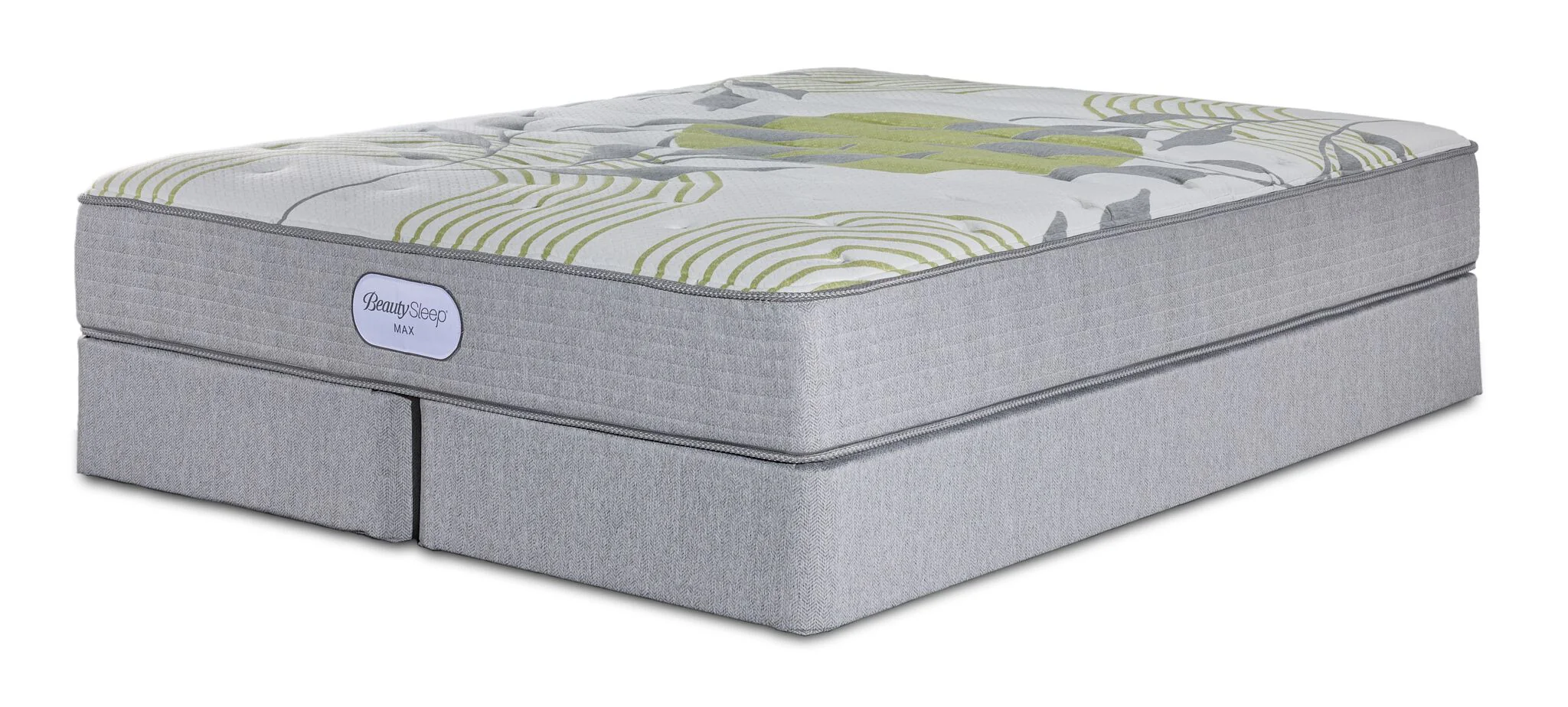 BeautySleep Max Calm Tight Top Firm King Mattress and Split Boxspring Set
