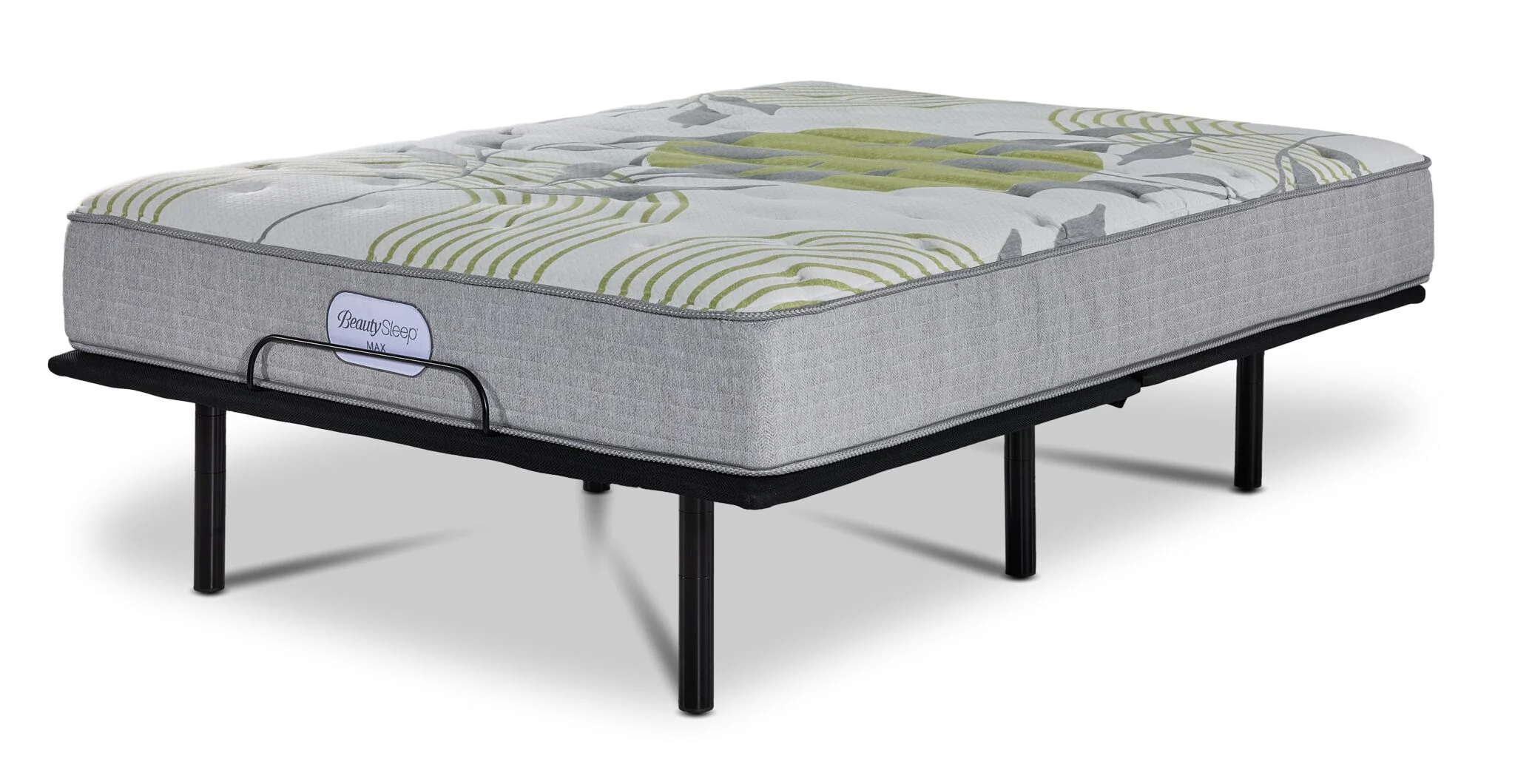 BeautySleep Max Calm Tight Top Firm Twin XL Mattress and L2 Motion Adjustable Base - Image 2