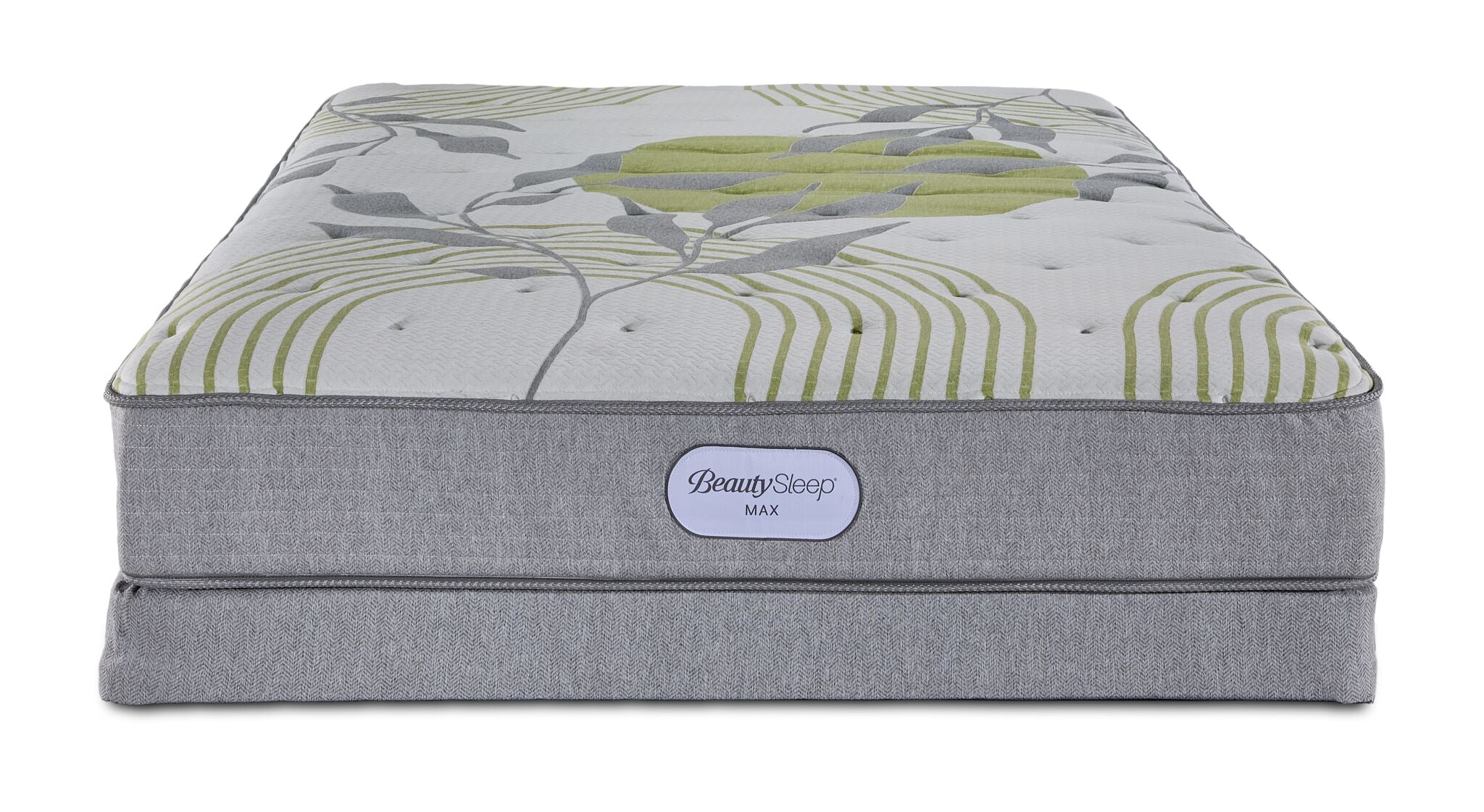 BeautySleep Max Calm Tight Top Firm Queen Mattress and Low Profile Boxspring Set - Image 2