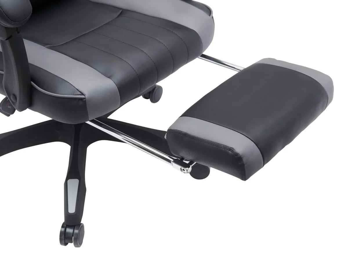 Bentley Gaming Chair - Black/Grey - Image 7