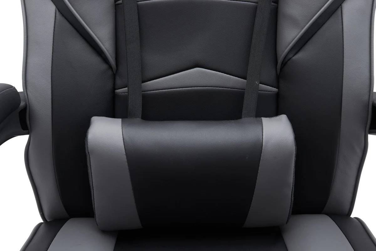 Bentley Gaming Chair - Black/Grey - Image 8
