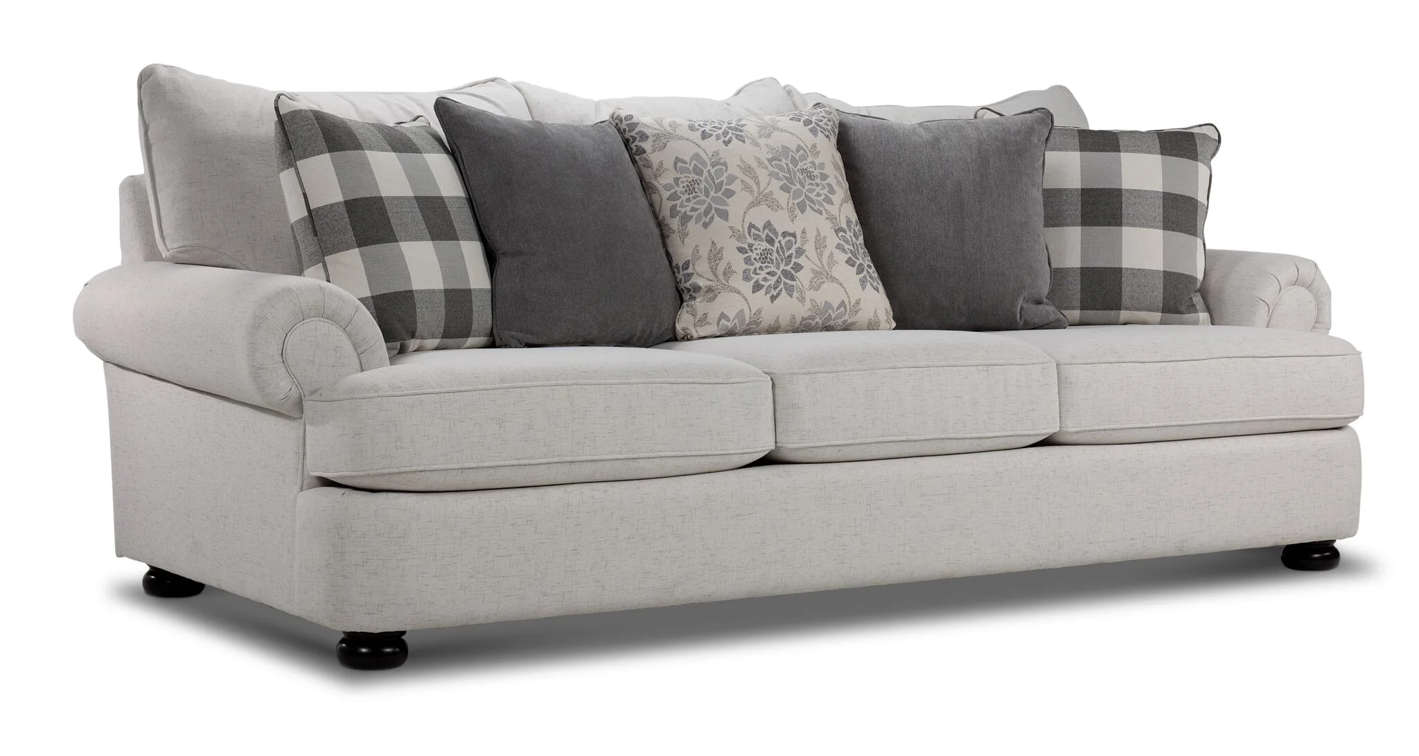 Beverly Sofa, Loveseat and Chair and a Half Set - TicTac Ivory - Image 2