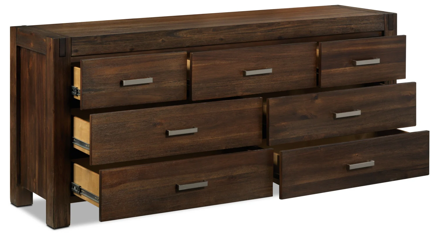Birmingham 7 Drawer Dresser - Dark Oak - Image 3