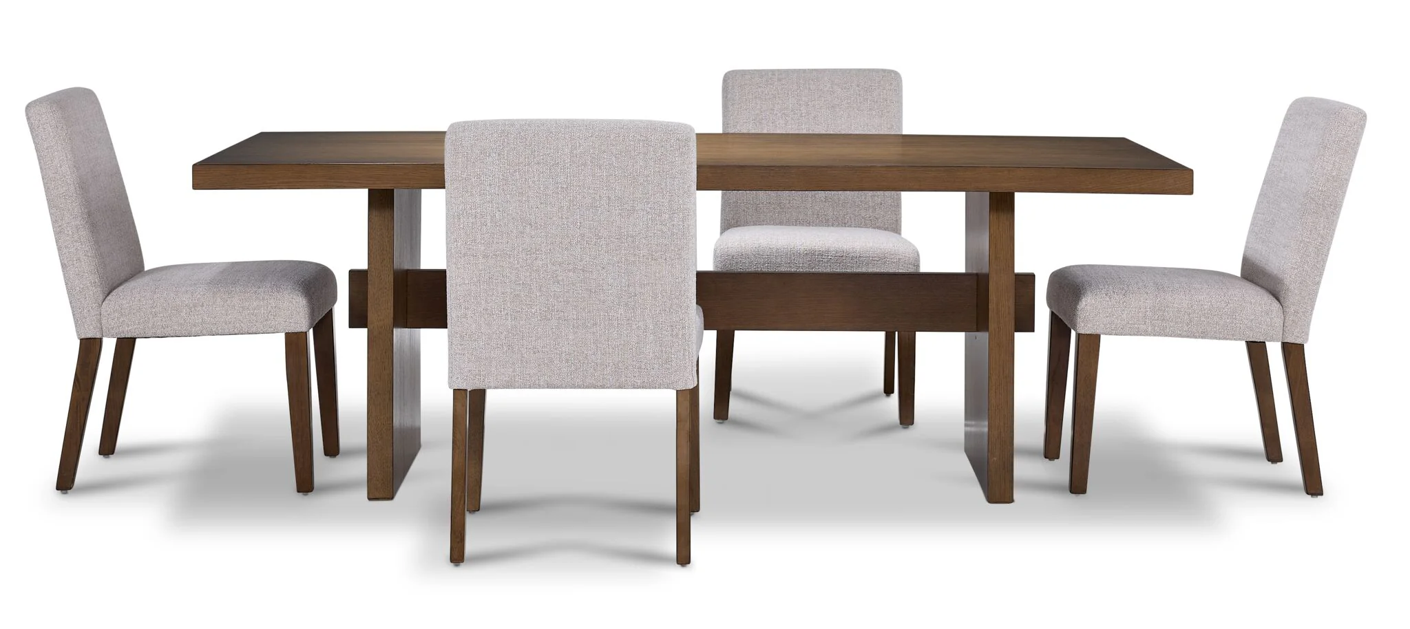 Biscotti 5-Piece Dining Set - Light Brown - Image 3