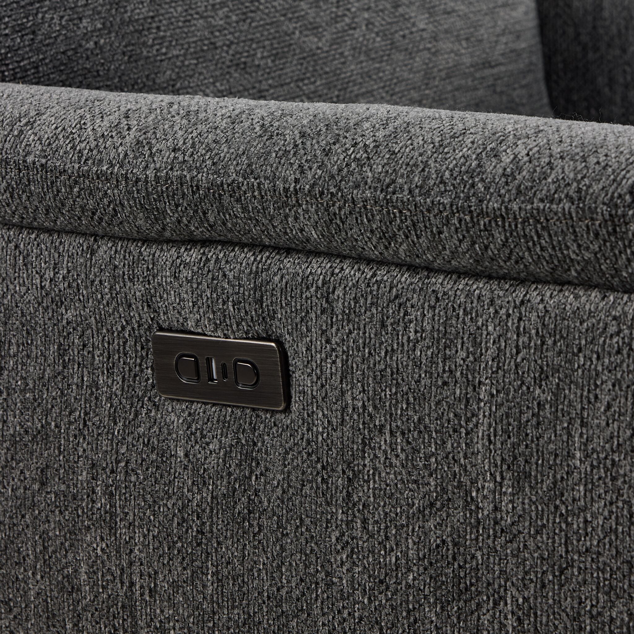 Bora Power Recliner - Dark Grey - Image 5