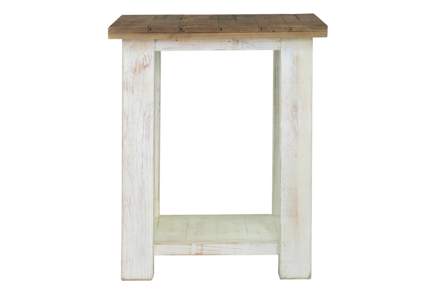 Borsgade Side Table - White/Natural - Image 2