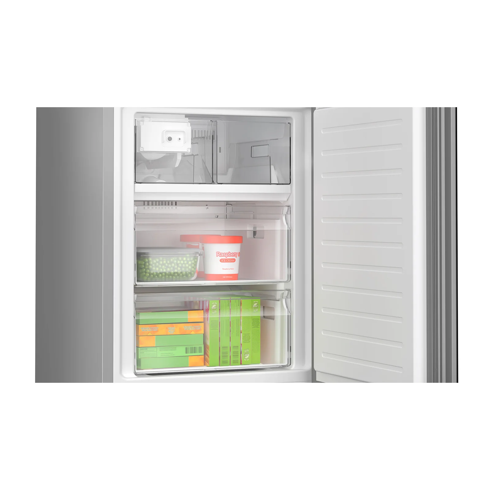 Bosch 24" 12.8 Cu. Ft. Black Glass Smart Counter-Depth-Bottom Freezer Refrigerator with Home Connect - B24CB80ESB - Image 5