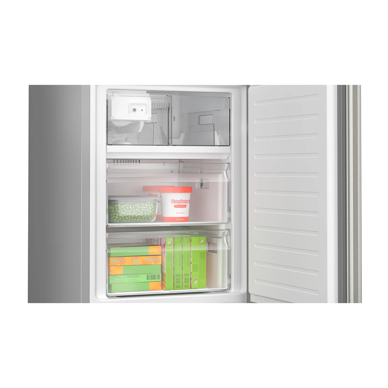 Bosch 24" 12.8 Cu. Ft. Stainless Steel Smart Counter-Depth Bottom-Freezer Refrigerator with Home Connect - B24CB80ESS - Image 5