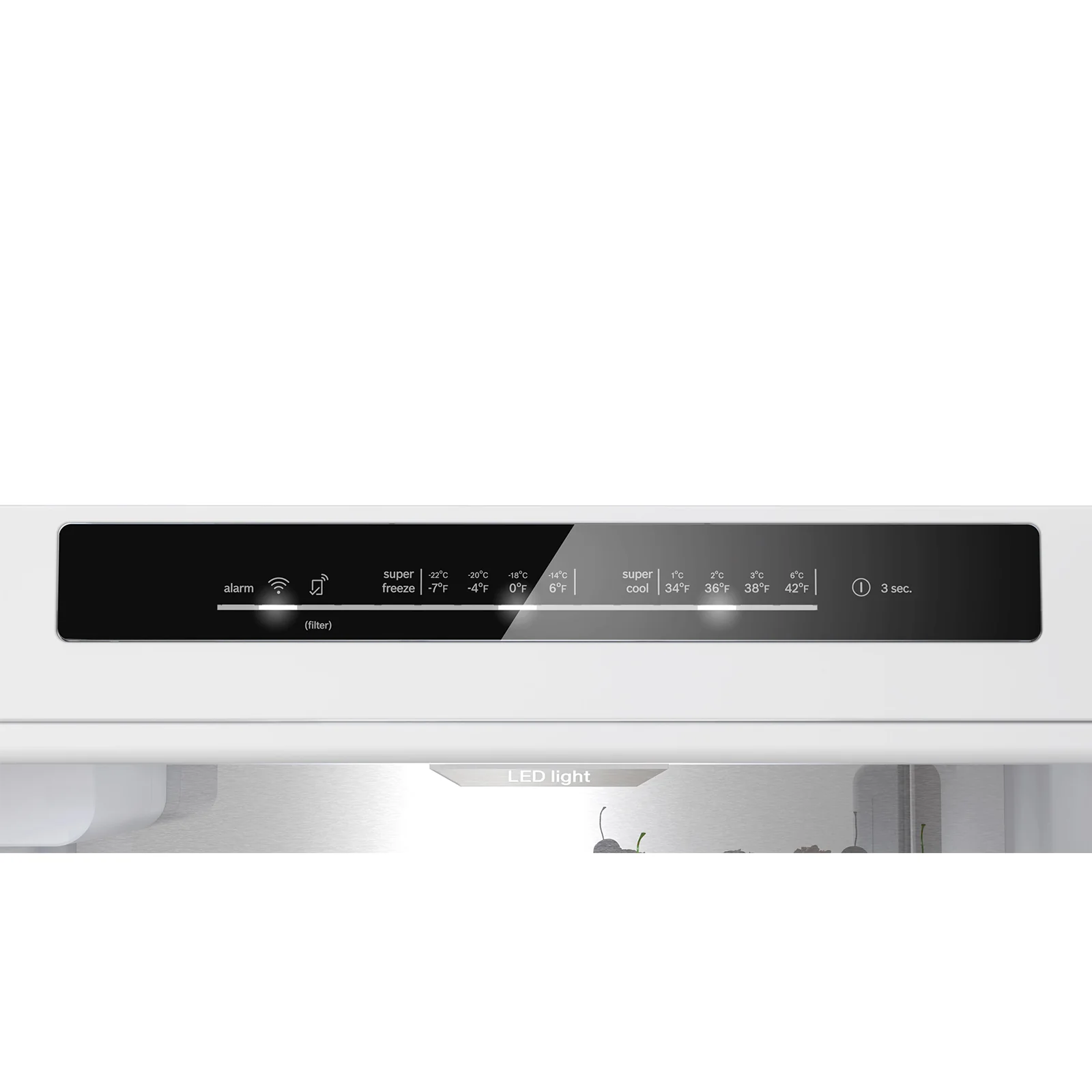 Bosch 24" 12.8 Cu. Ft. Stainless Steel Smart Counter-Depth Bottom-Freezer Refrigerator with Home Connect - B24CB80ESS - Image 7