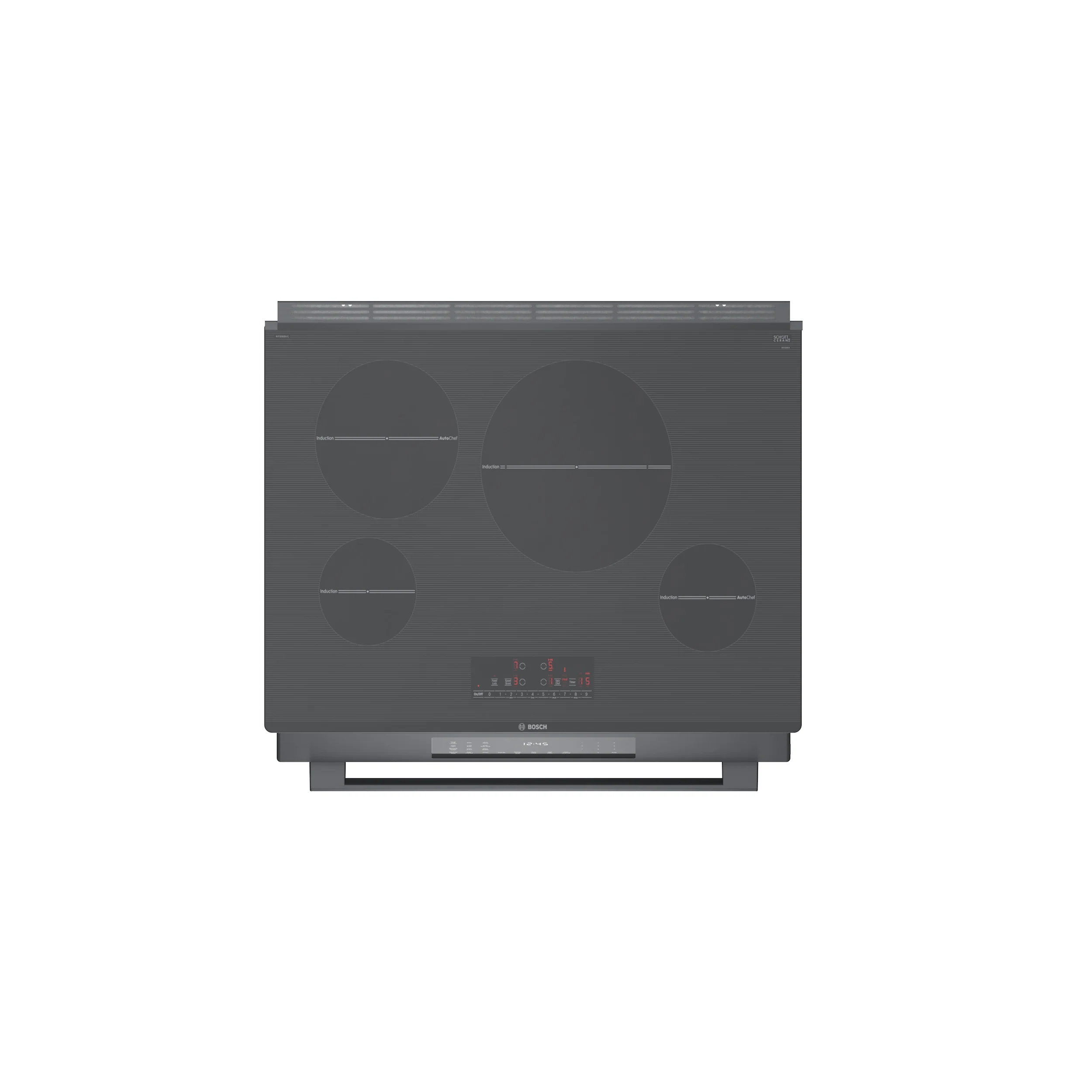 Bosch 30" Black Stainless Steel Induction Slide-In Range - HII8046C - Image 5