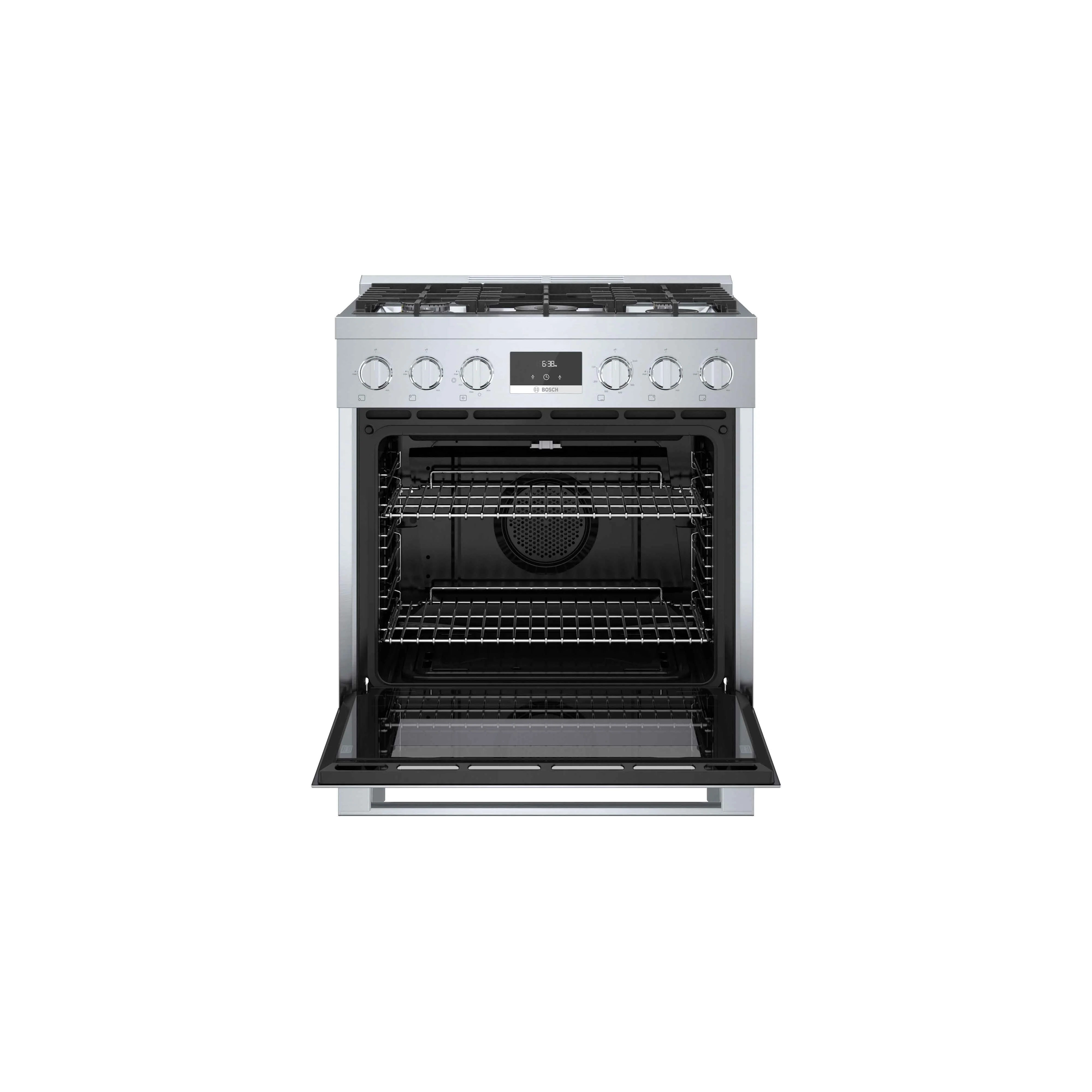 Bosch 30" Industrial Style Gas Range Stainless Steel - HGS8055UC - Image 3