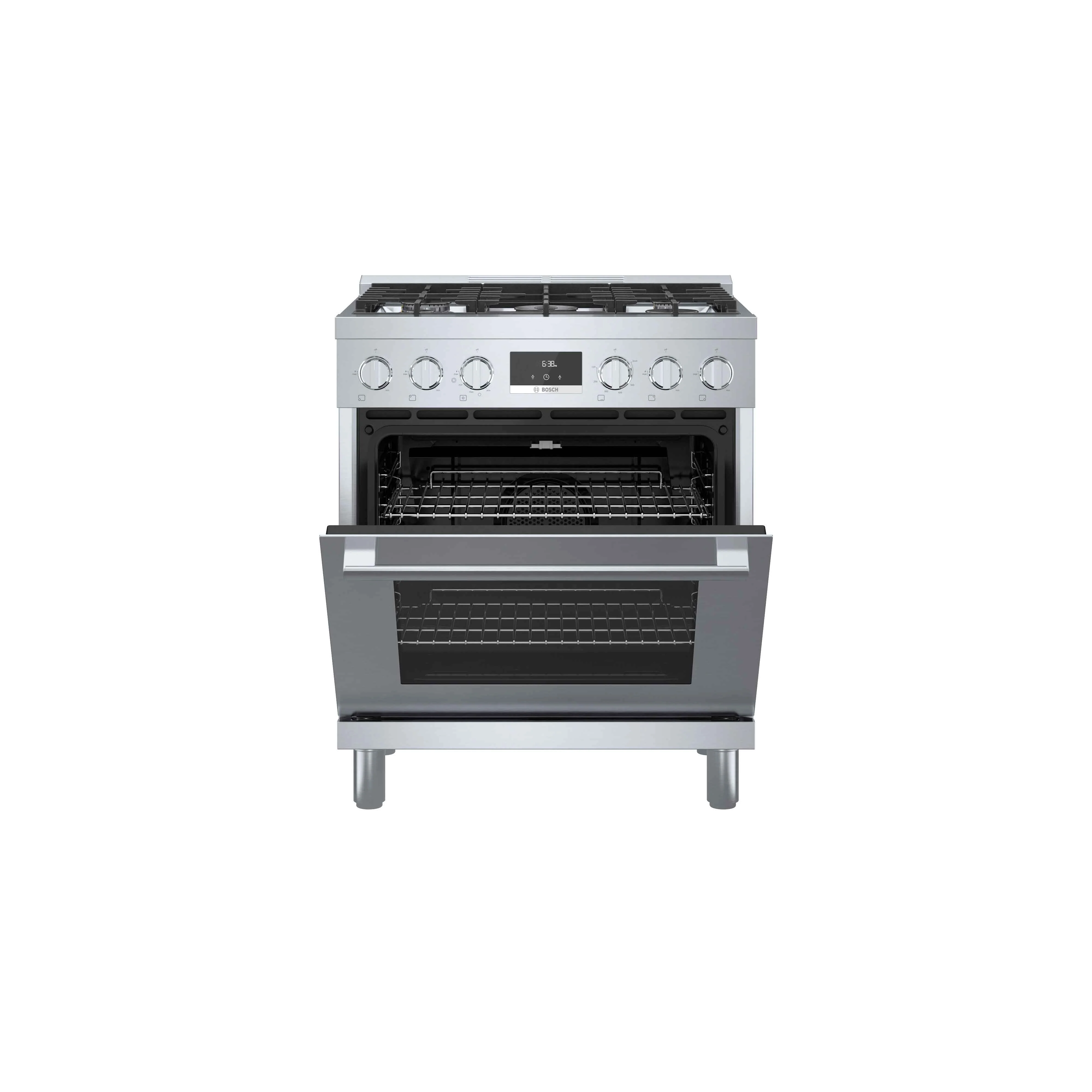 Bosch 30" Industrial Style Gas Range Stainless Steel - HGS8055UC - Image 4