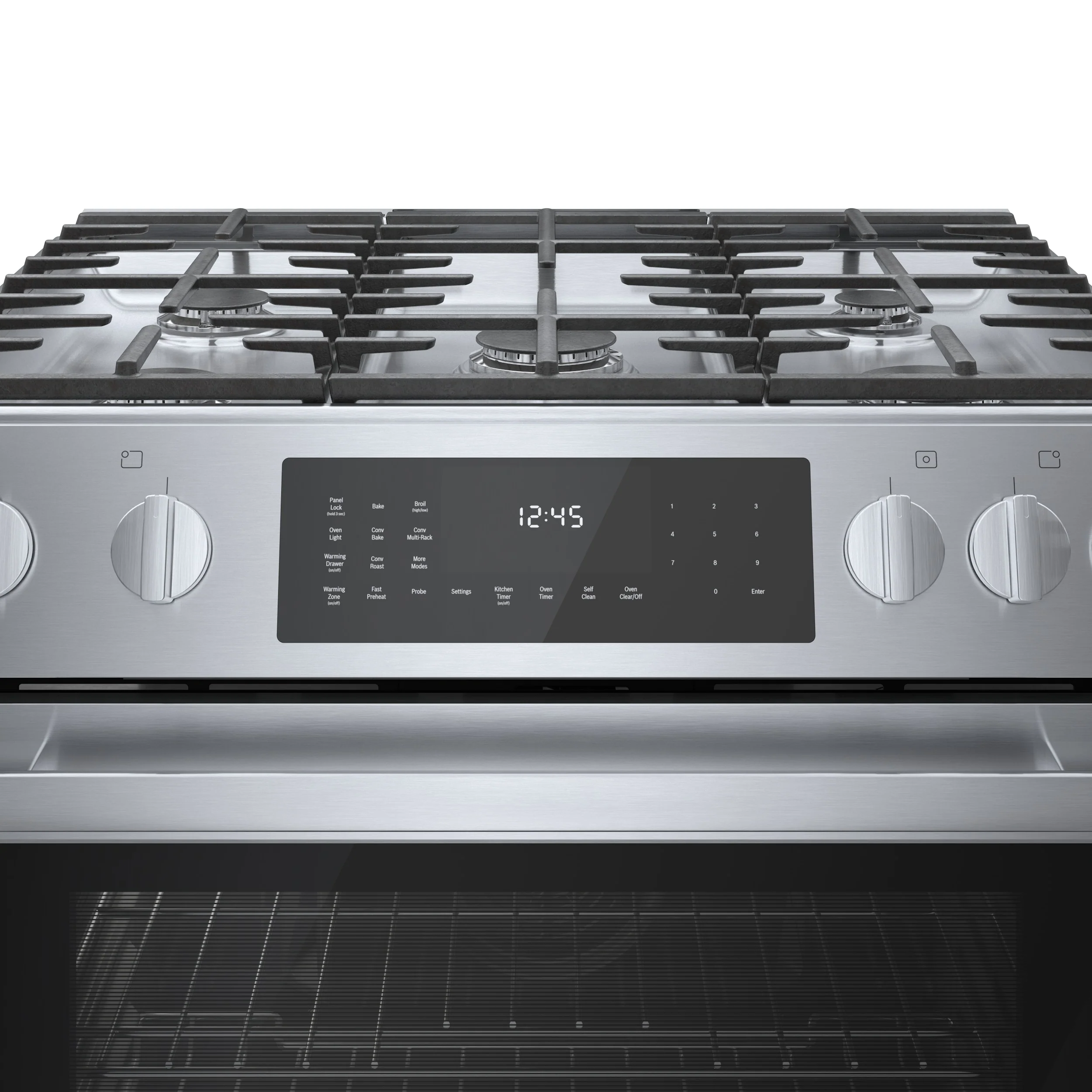 Bosch 30" Stainless Steel Full Gas Slide-In Range - HGI8056UC - Image 2