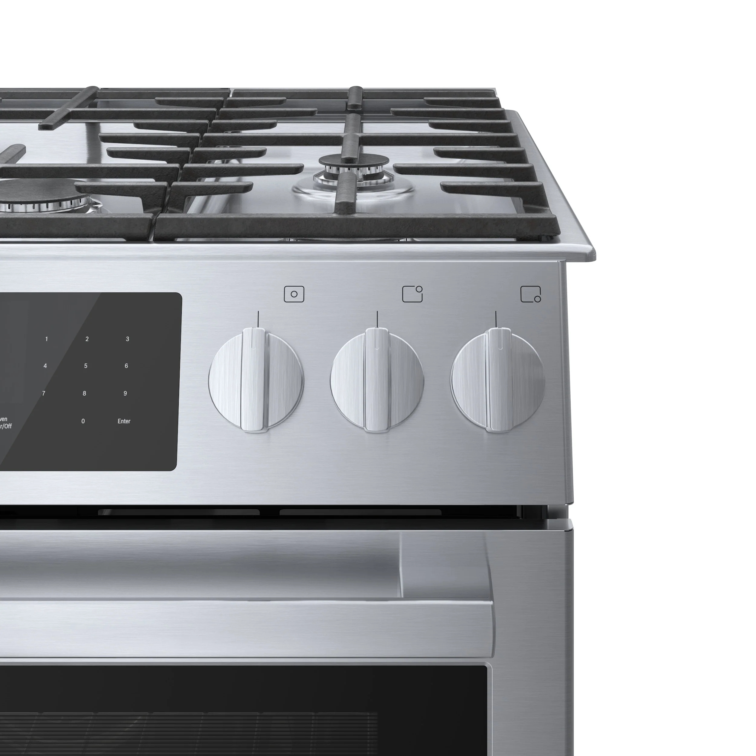 Bosch 30" Stainless Steel Full Gas Slide-In Range - HGI8056UC - Image 4