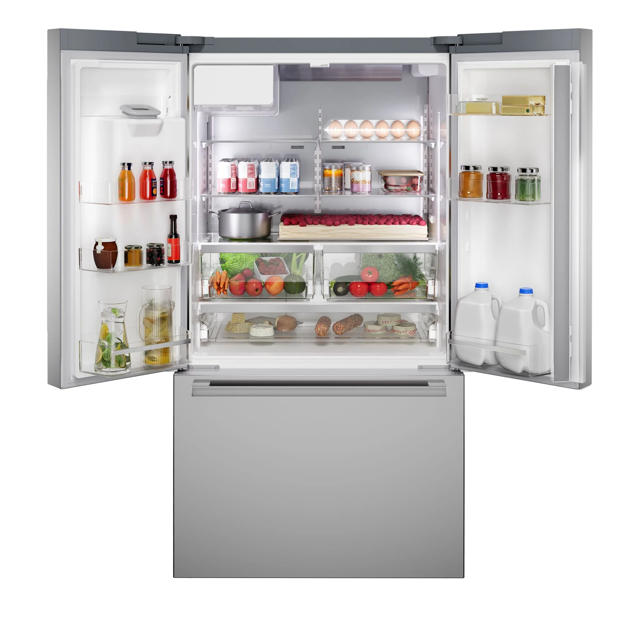 Bosch 36" 21.6 Cu. Ft. Stainless Steel French Door Refrigerator - B36CD52SNS - Image 6