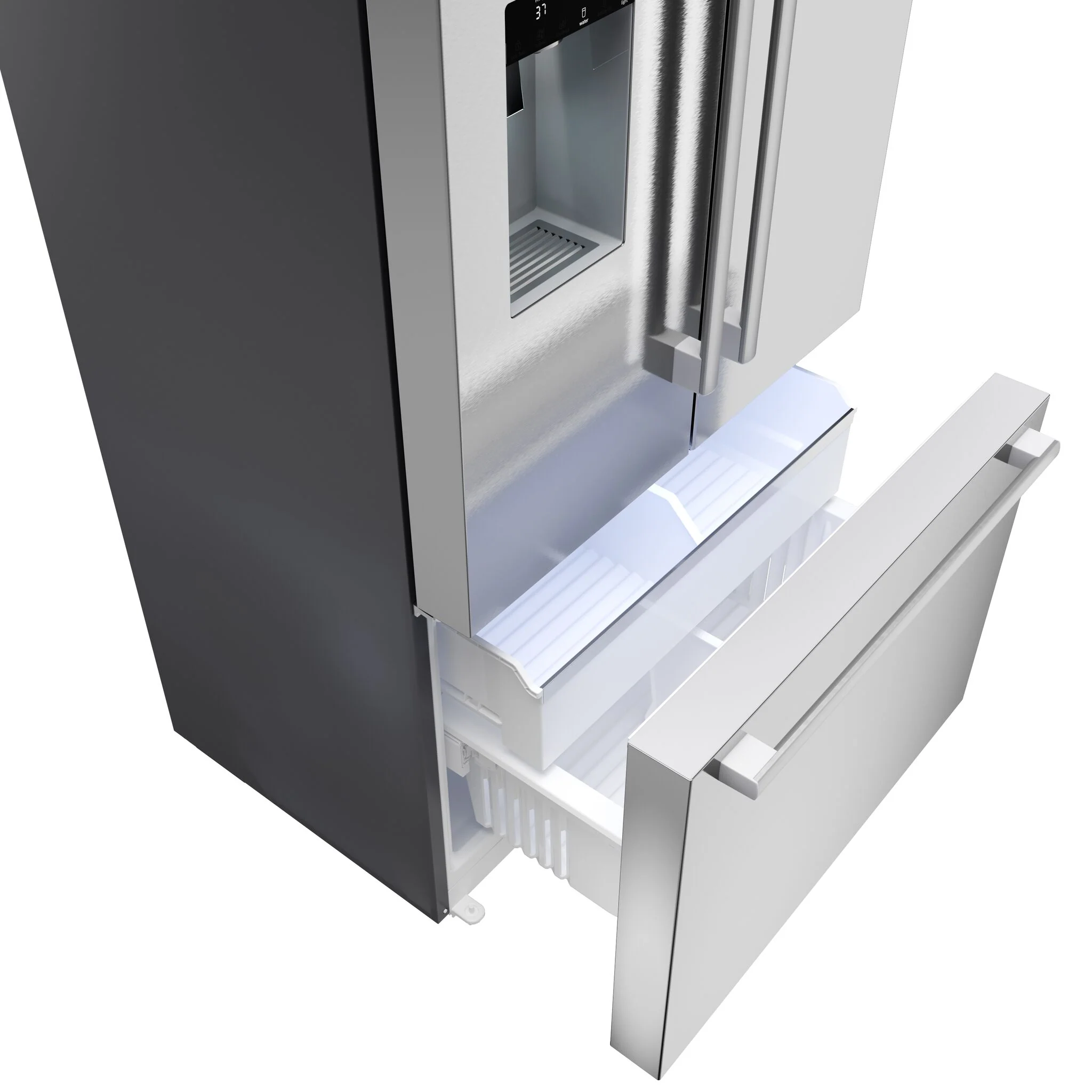 Bosch 36" 21.6 Cu. Ft. Stainless Steel French Door Refrigerator - B36CD52SNS - Image 9