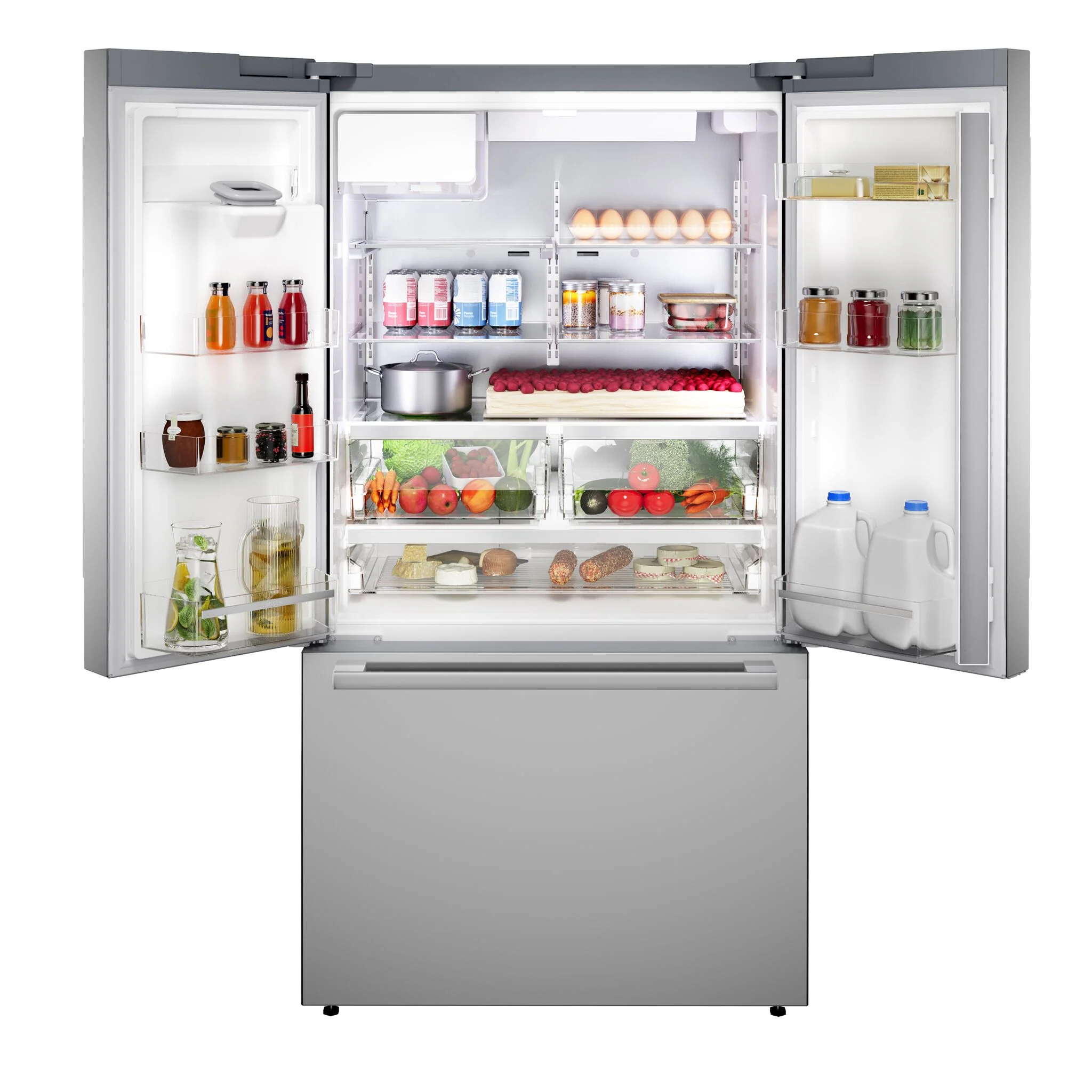 Bosch 36" 26.0 Cu. Ft. Stainless Steel Counter-Depth French Door Refrigerator - B36FD52SNS - Image 5