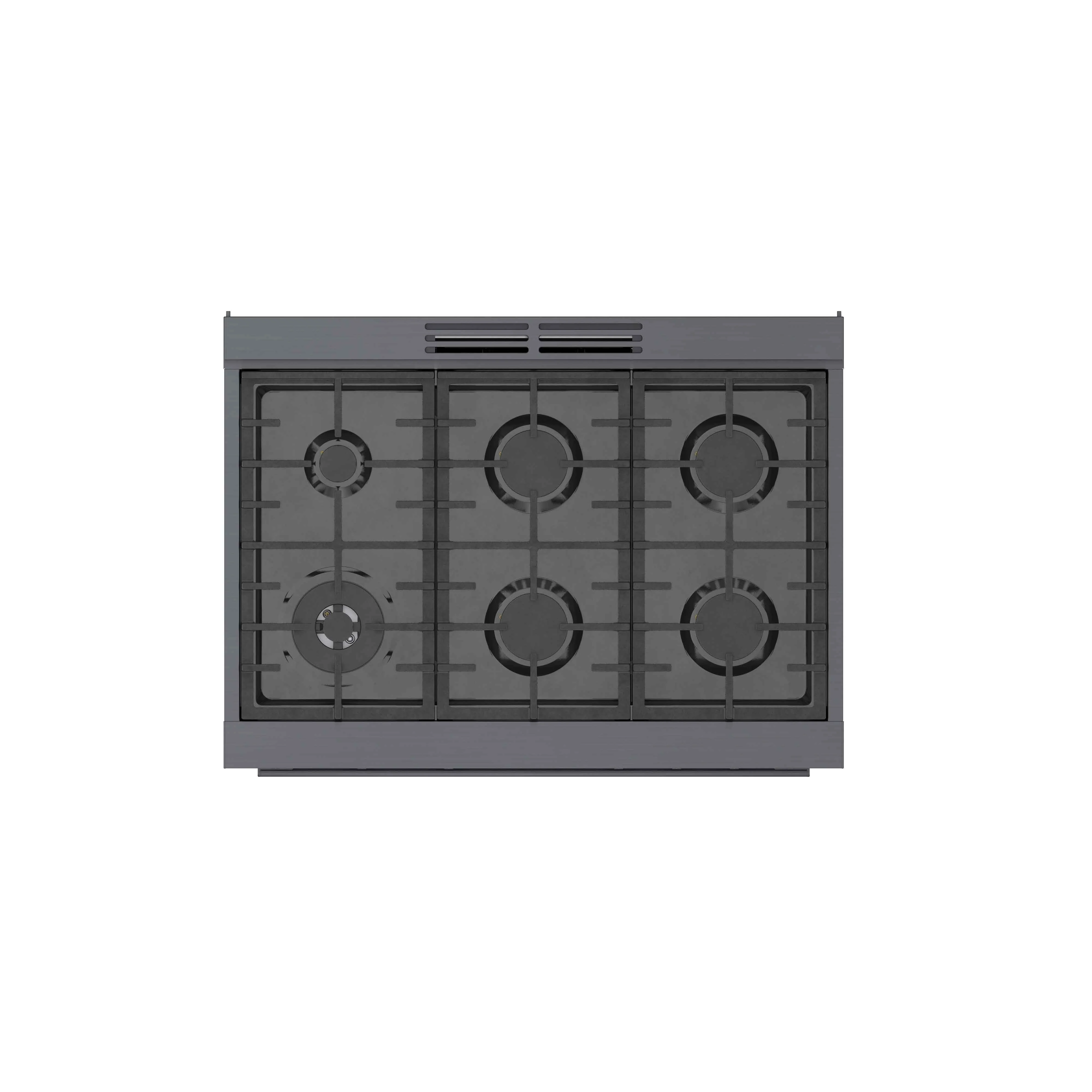 Bosch 36" Industrial Style Gas Range Black Stainless Steel - HGS8645UC - Image 9
