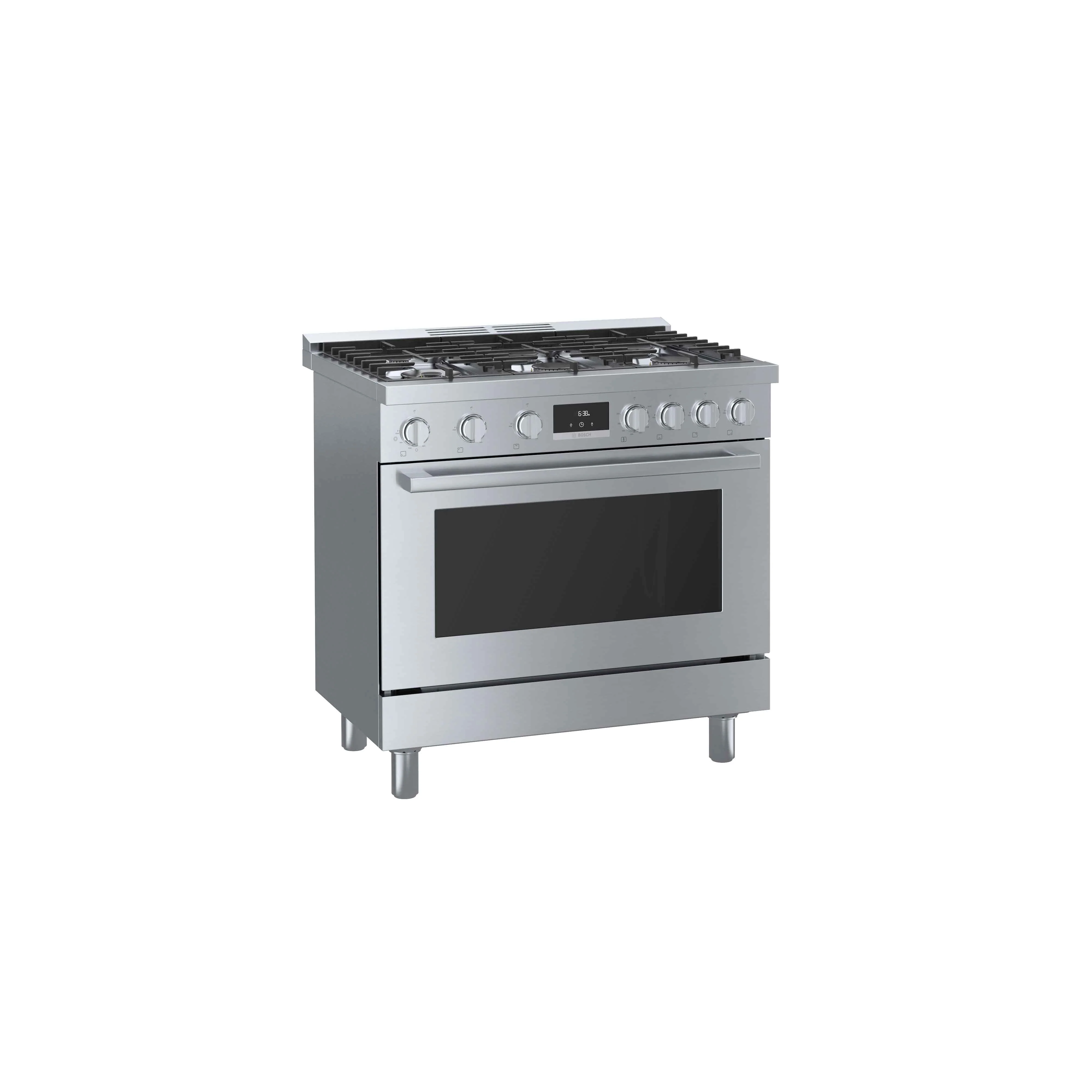 Bosch 36" Industrial Style Gas Range Stainless Steel - HGS8655UC - Image 2