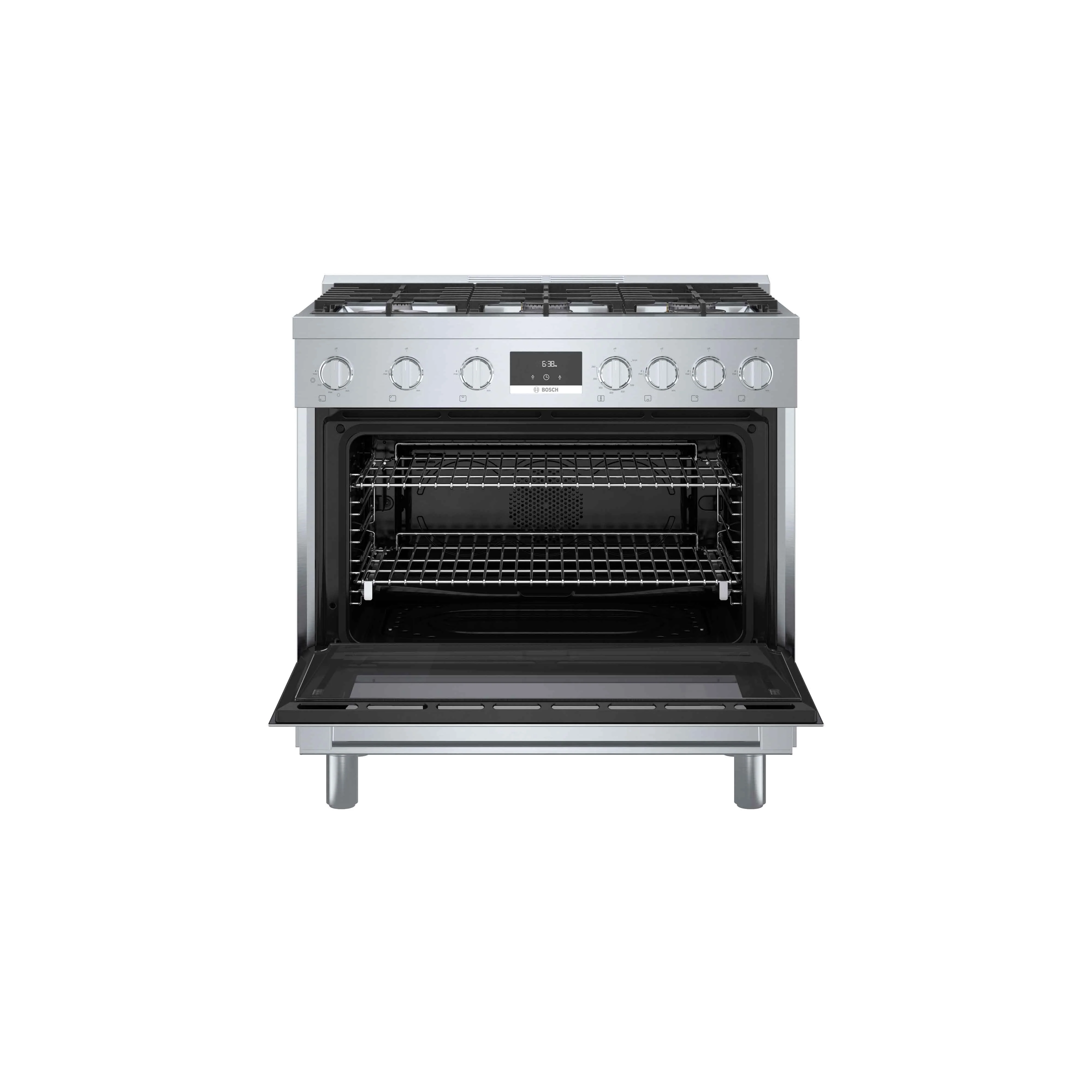 Bosch 36" Industrial Style Gas Range Stainless Steel - HGS8655UC - Image 4