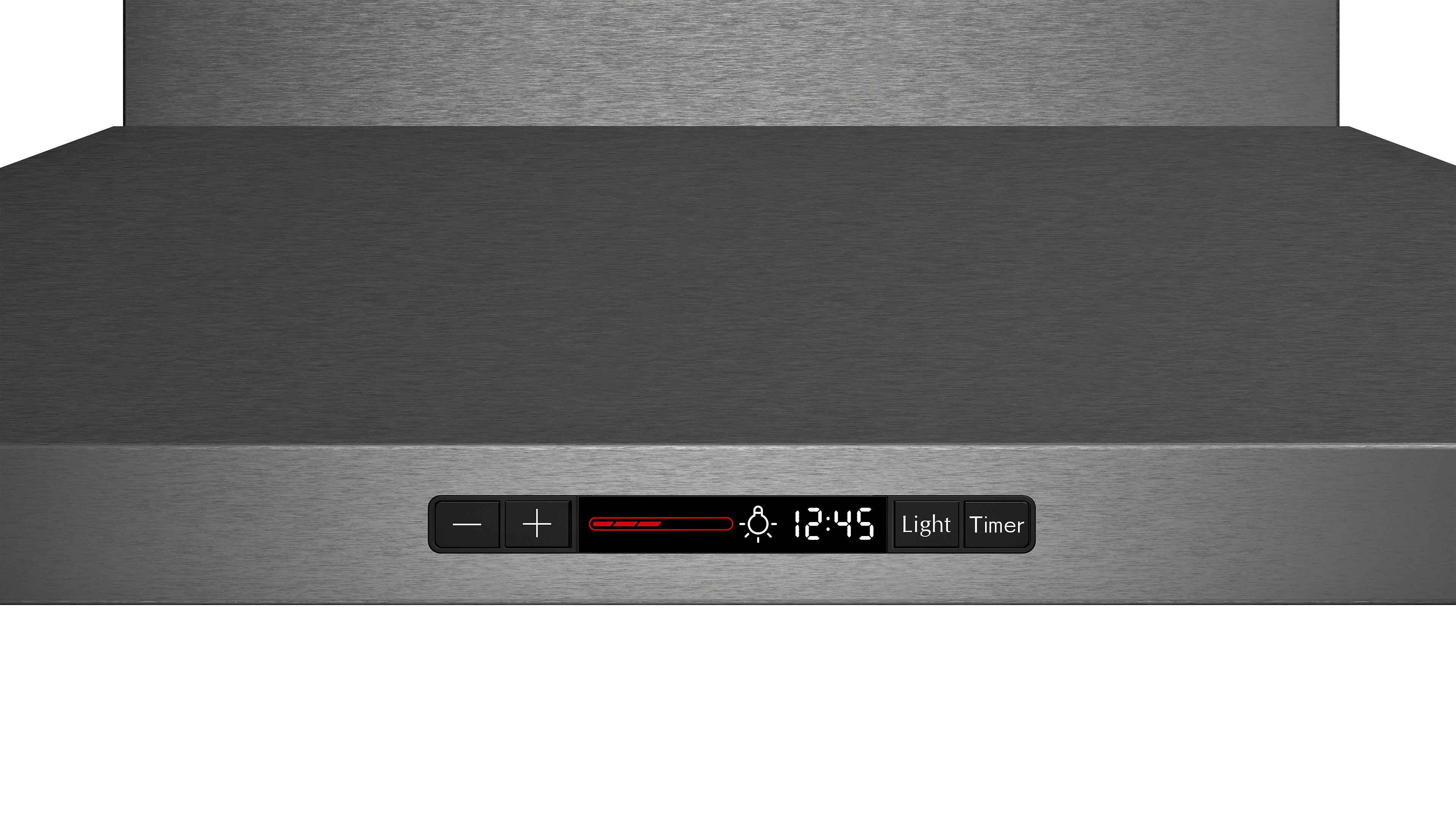 Bosch 800 Series 36" Pyramid Chimney 600 CFM Black Stainless - HCP86641UC - Image 2