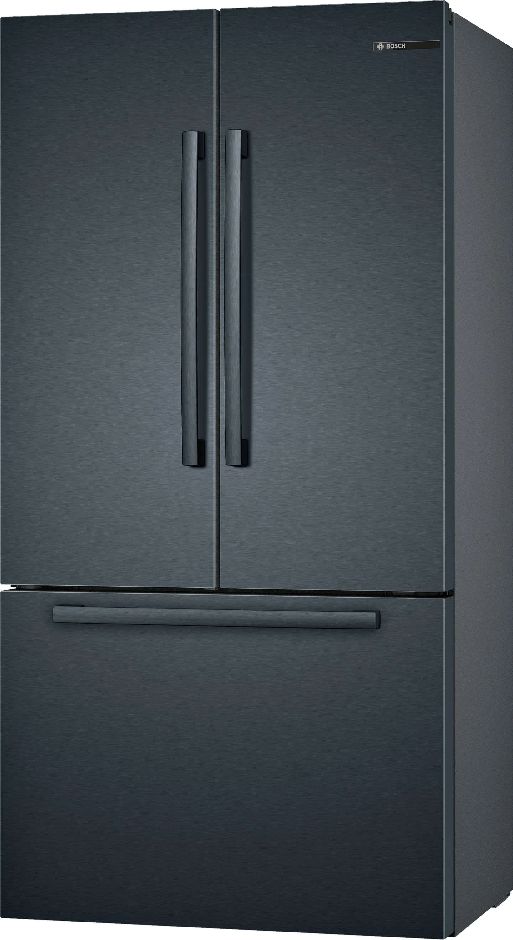 Bosch 800 Series 36"  20.8 Cu. Ft. Black Stainless Steel Counter-Depth French Door Refrigerator - B36CT80SNB - Image 4