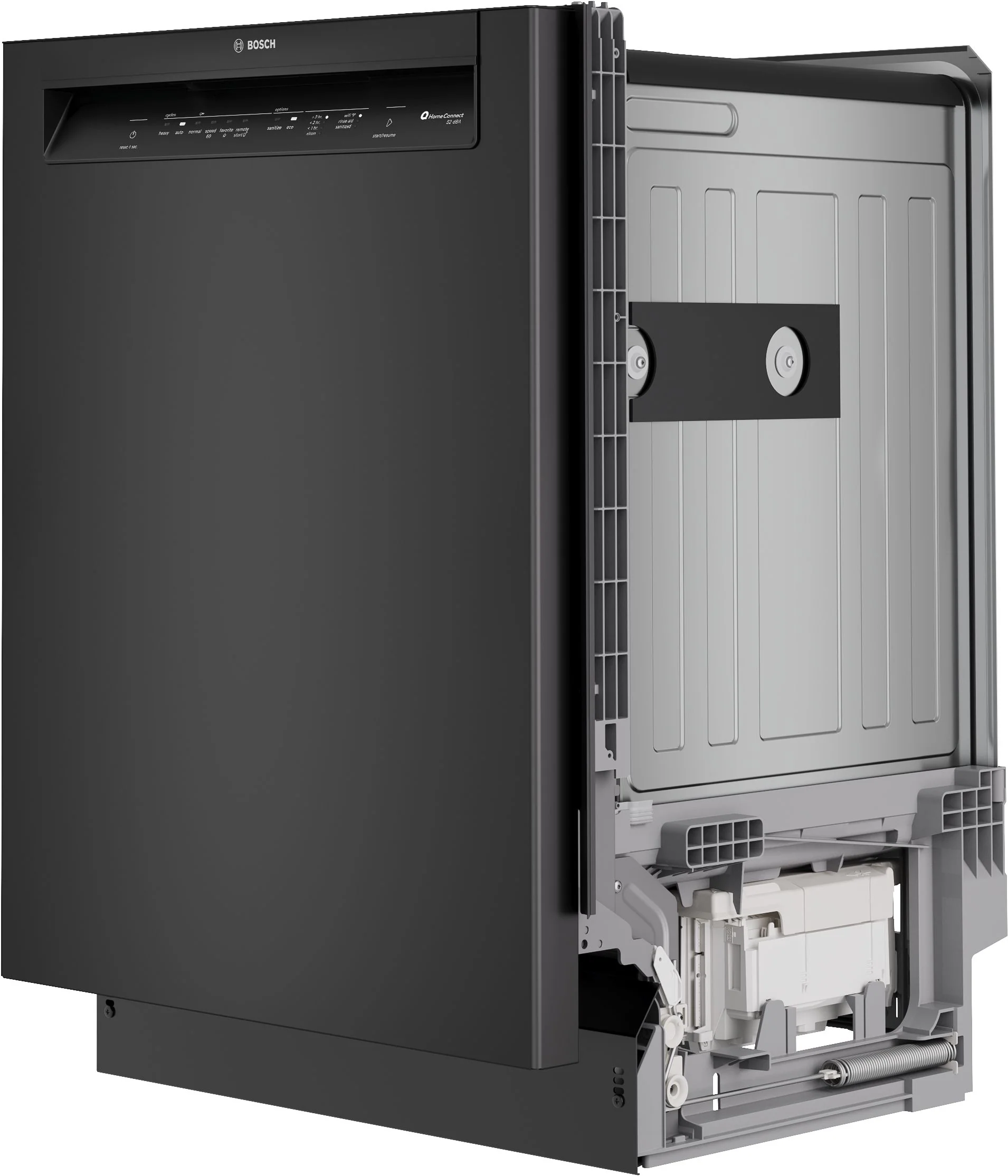 Bosch Black 100 Series 24" Dishwasher with Recessed Handle - SHE2ADF6N - Image 2