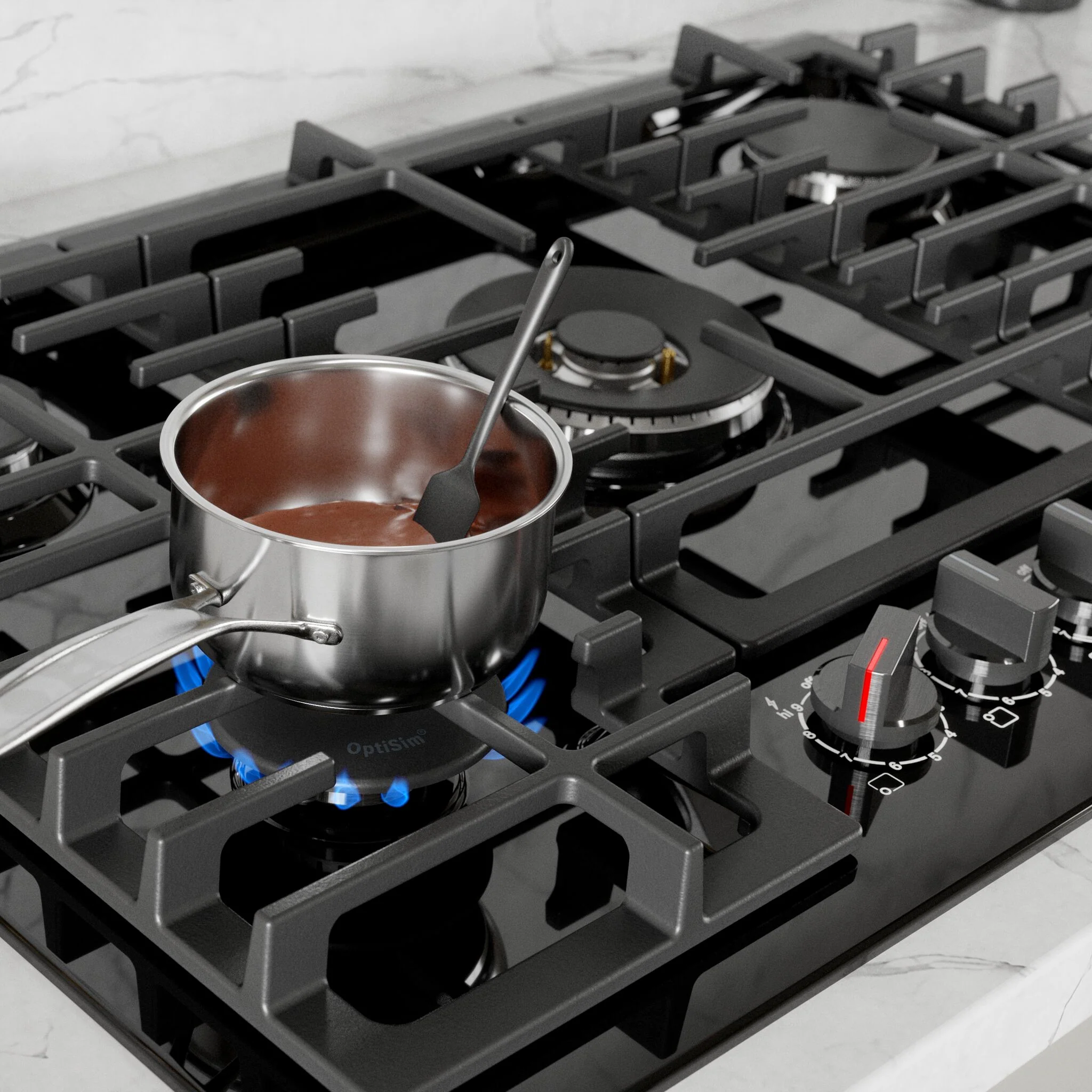 Bosch Black 30" 800 Series Gas Cooktop - NGM8049UC - Image 3