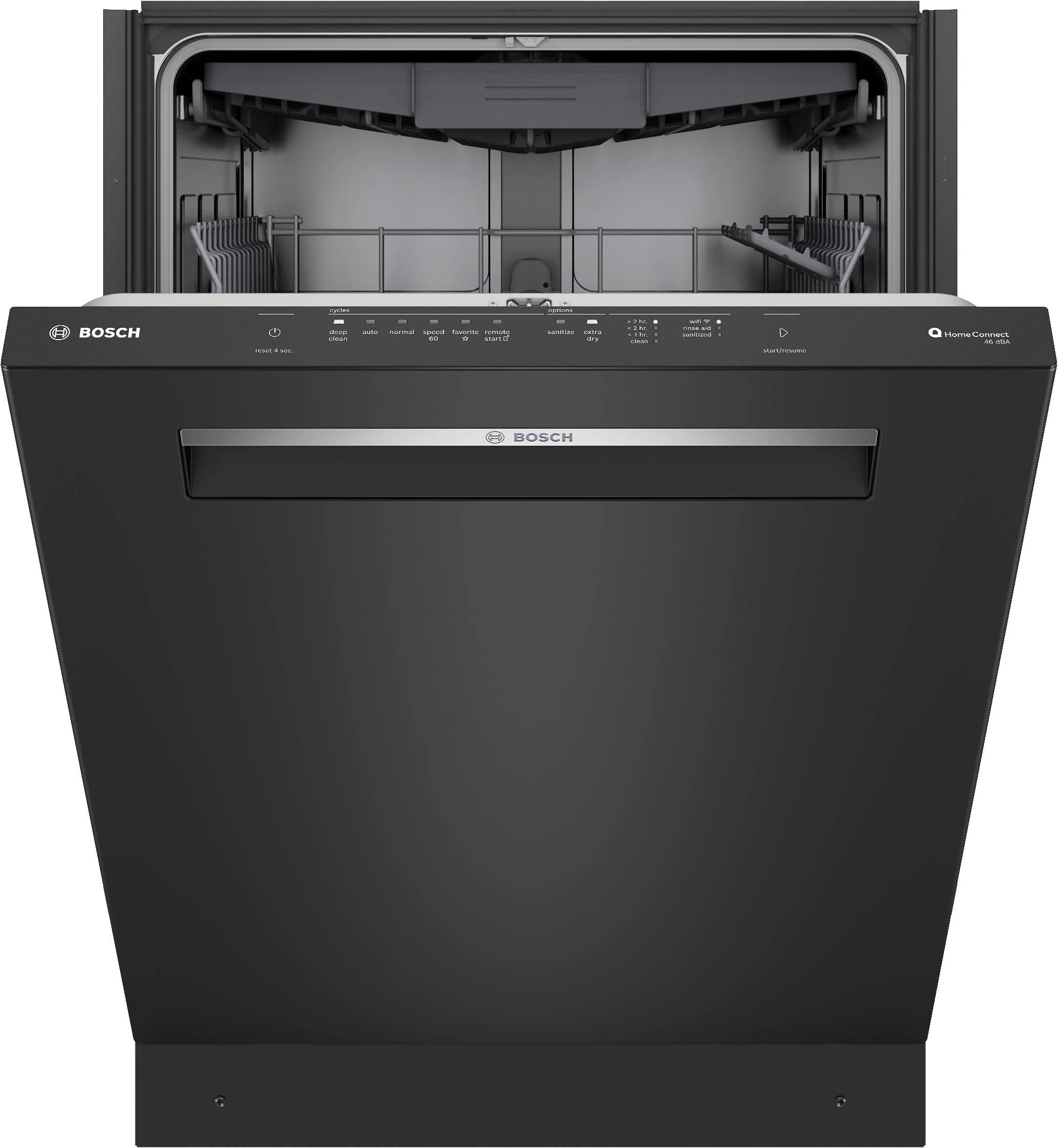 Bosch Black 300 Series 24" Dishwasher with Pocket Handle - SHP53EM6N - Image 4