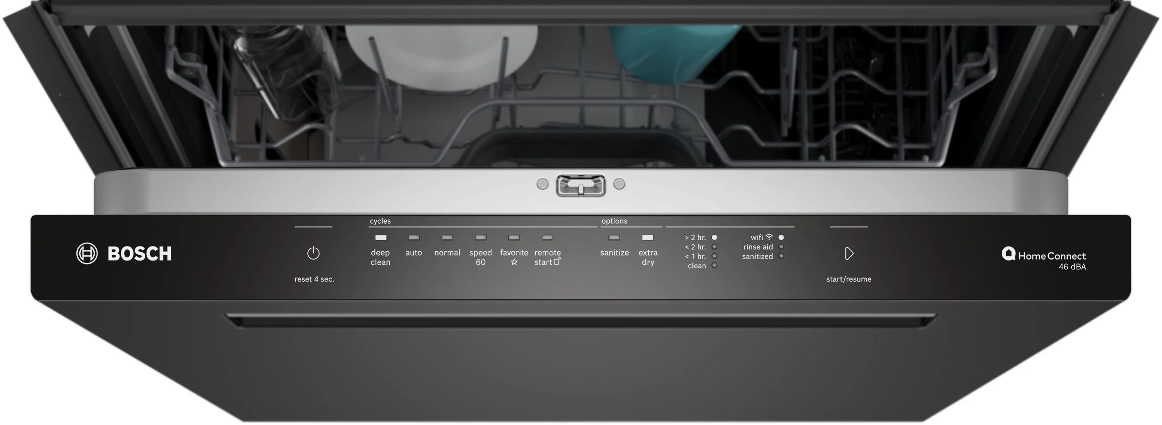 Bosch Black 300 Series 24" Dishwasher with Pocket Handle - SHP53EM6N - Image 9