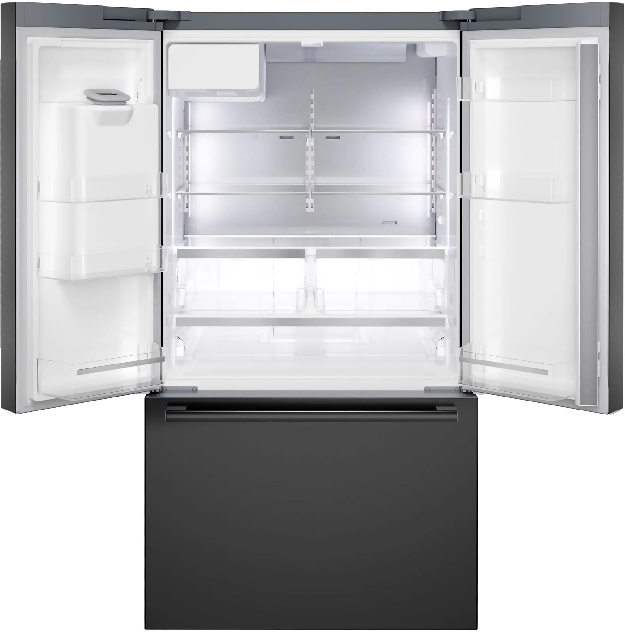 Bosch 500 Series 36" 21.6 Cu. Ft. Black Stainless French Door Refrigerator - B36CD52SNB - Image 3