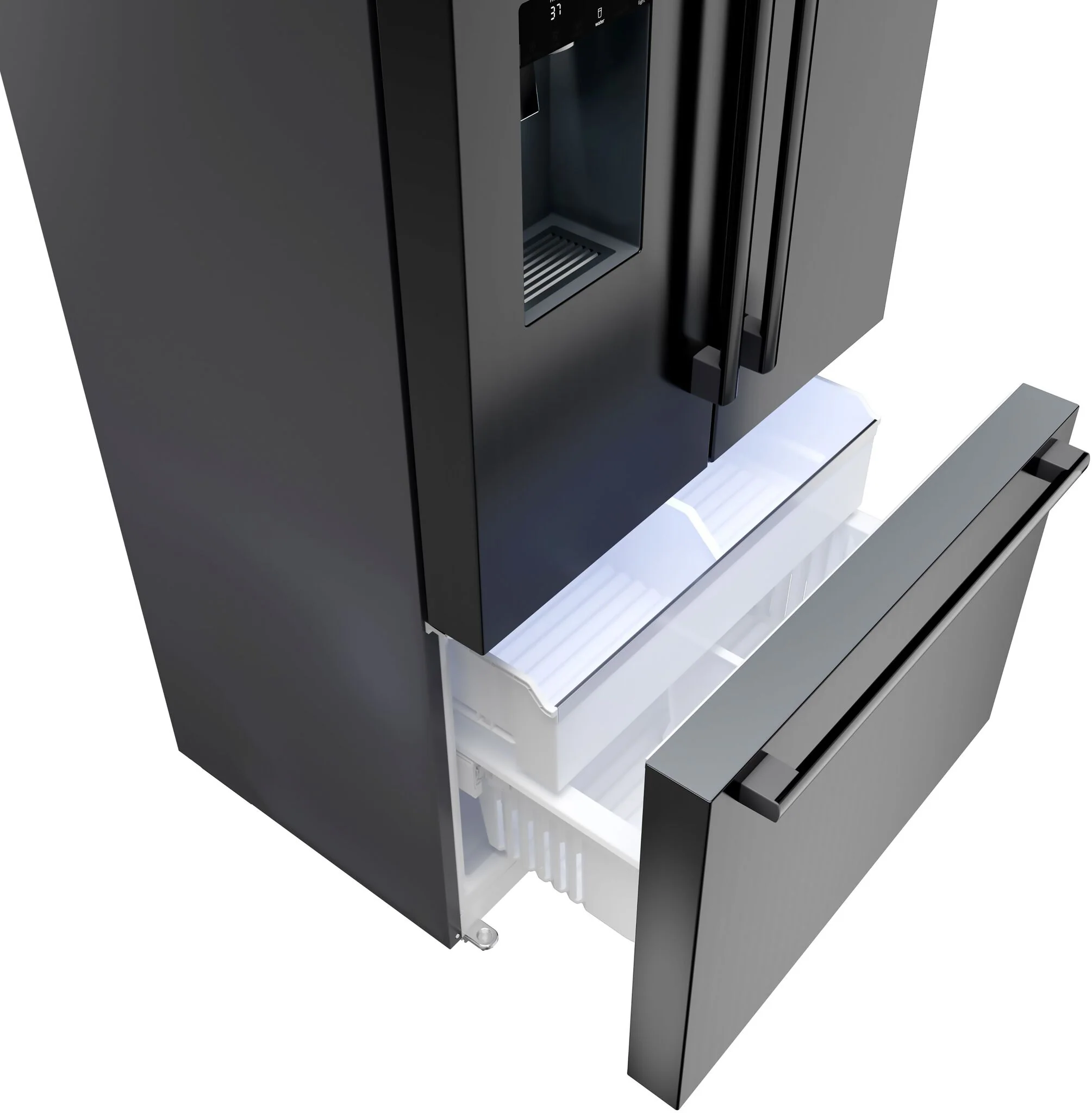 Bosch 500 Series 36" 21.6 Cu. Ft. Black Stainless French Door Refrigerator - B36CD52SNB - Image 5